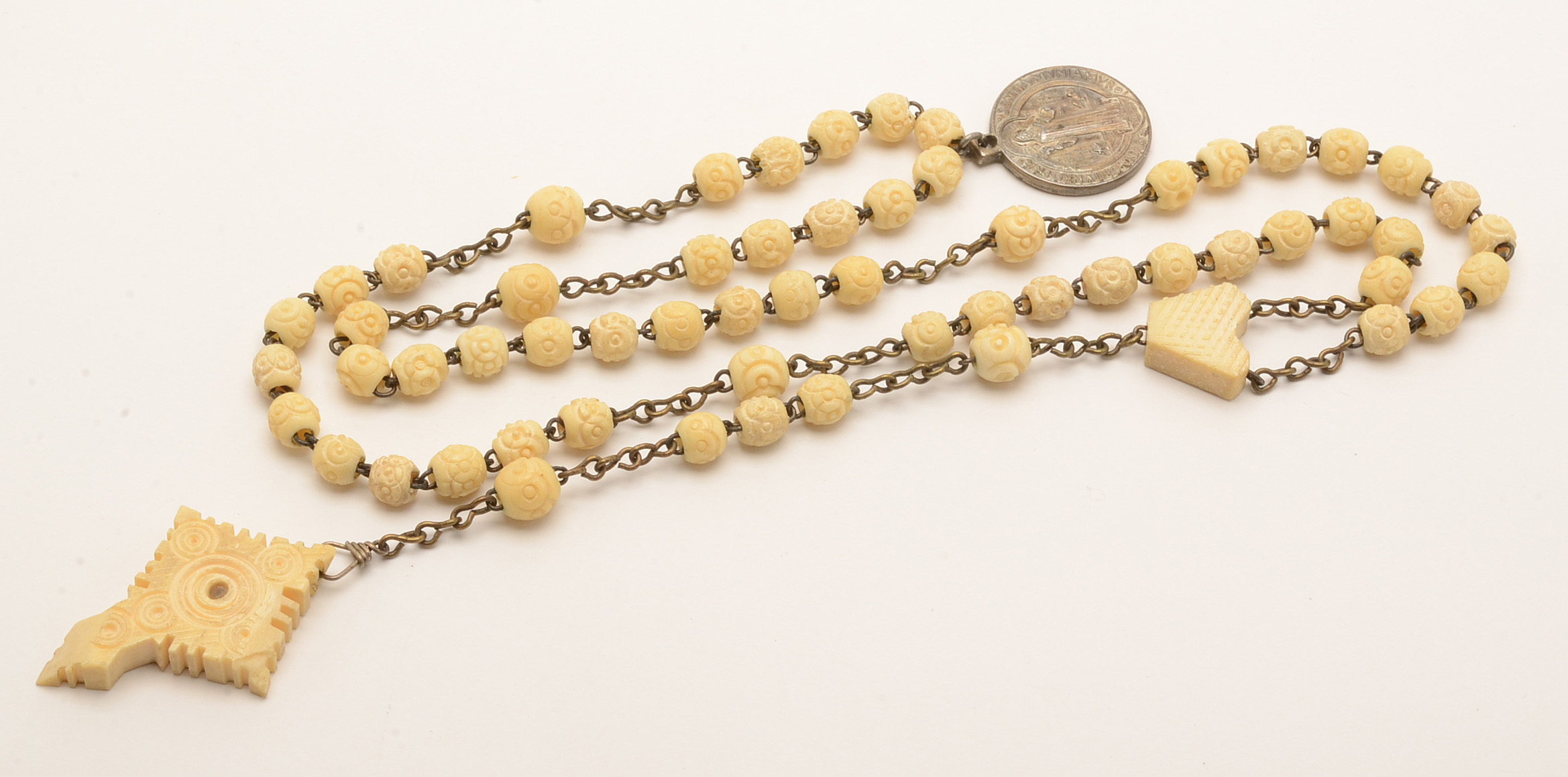 Two Stanhope Rosaries with Microphotographs