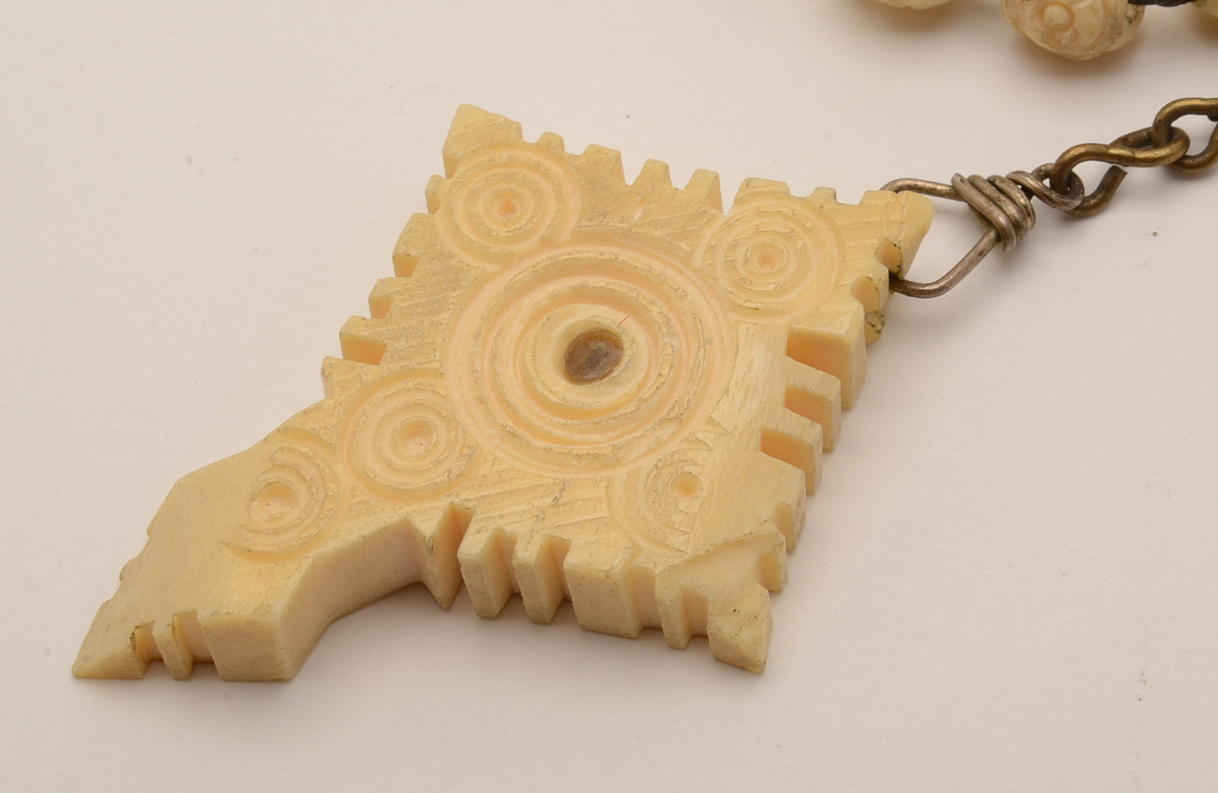 Two Stanhope Rosaries with Microphotographs