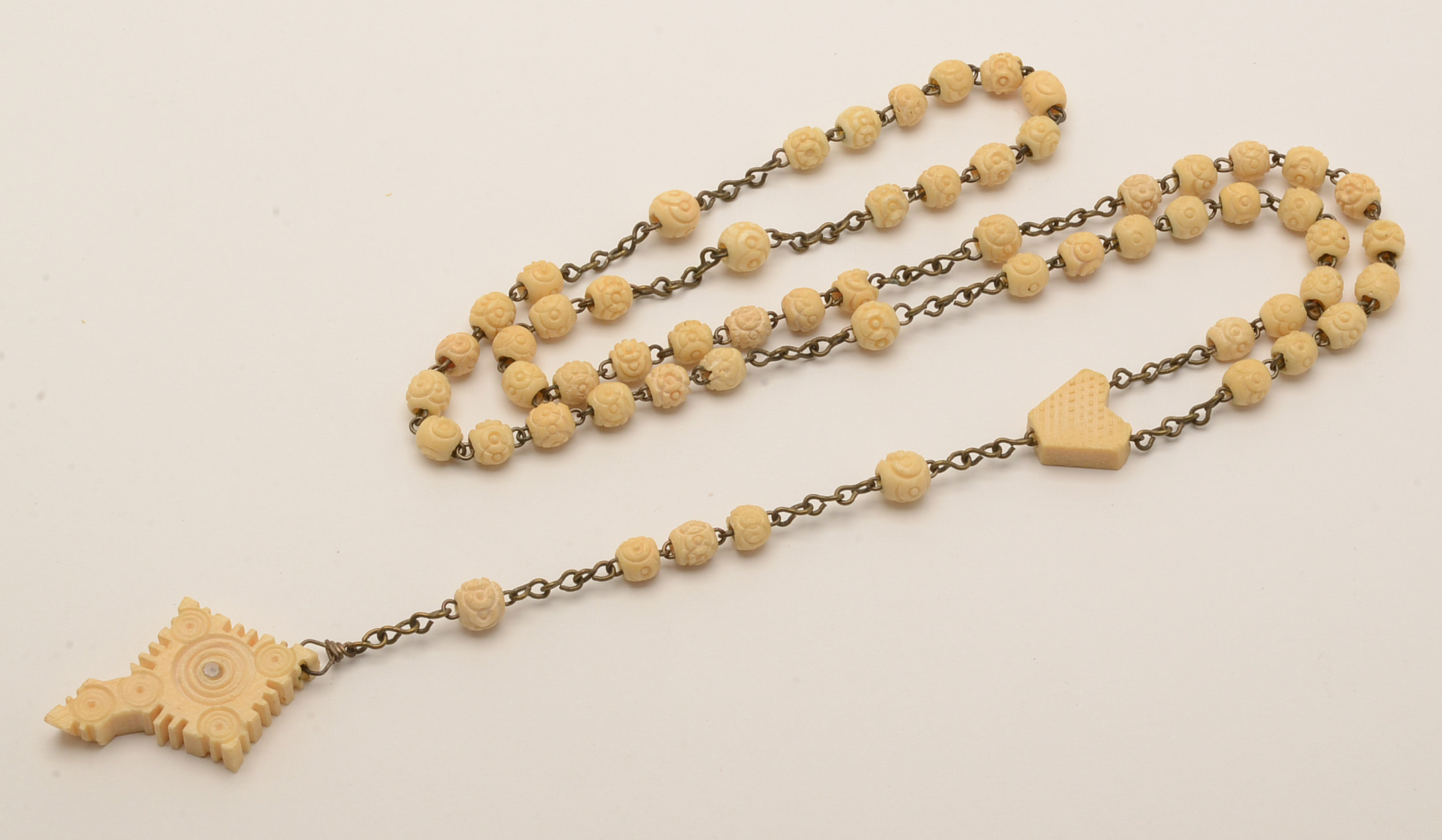 Two Stanhope Rosaries with Microphotographs
