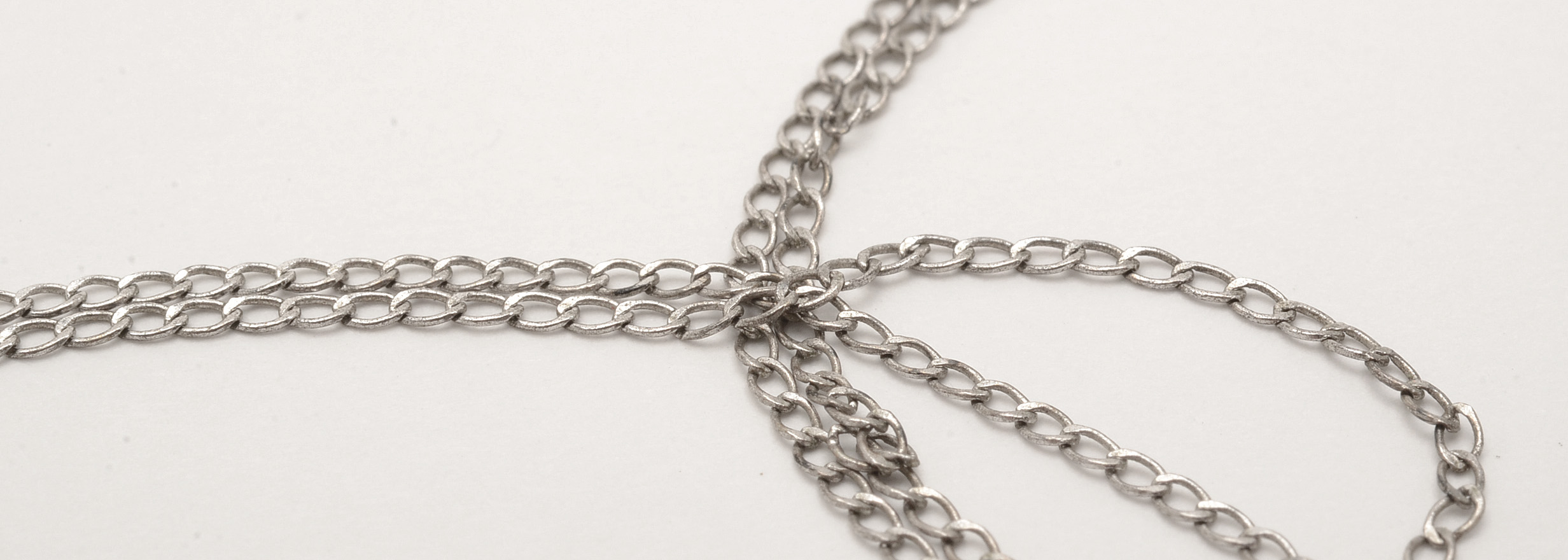 10K White Gold Diamond Lavalier Pendant on Sterling Chain