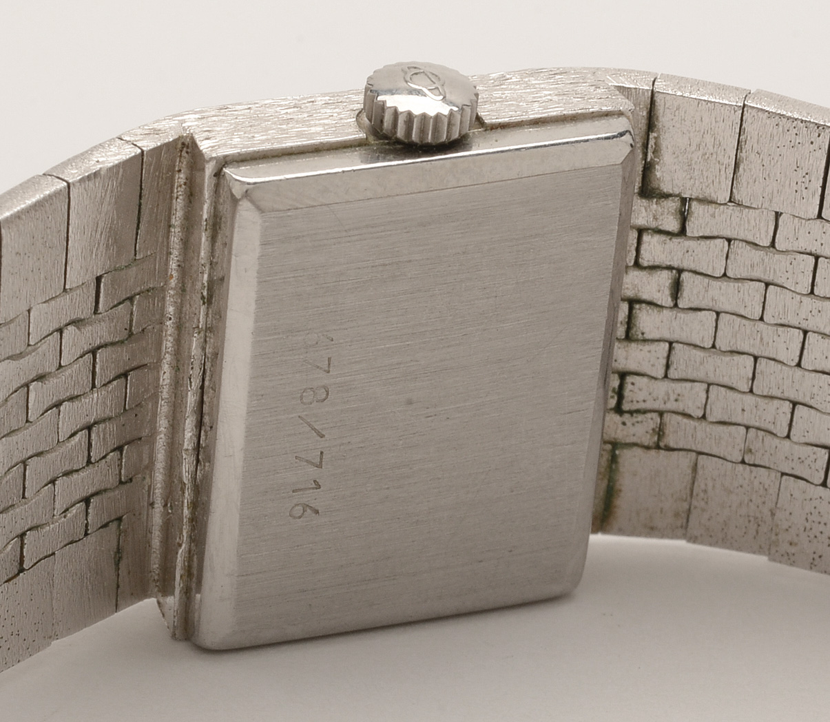 Enicar White Gold Plated Watch