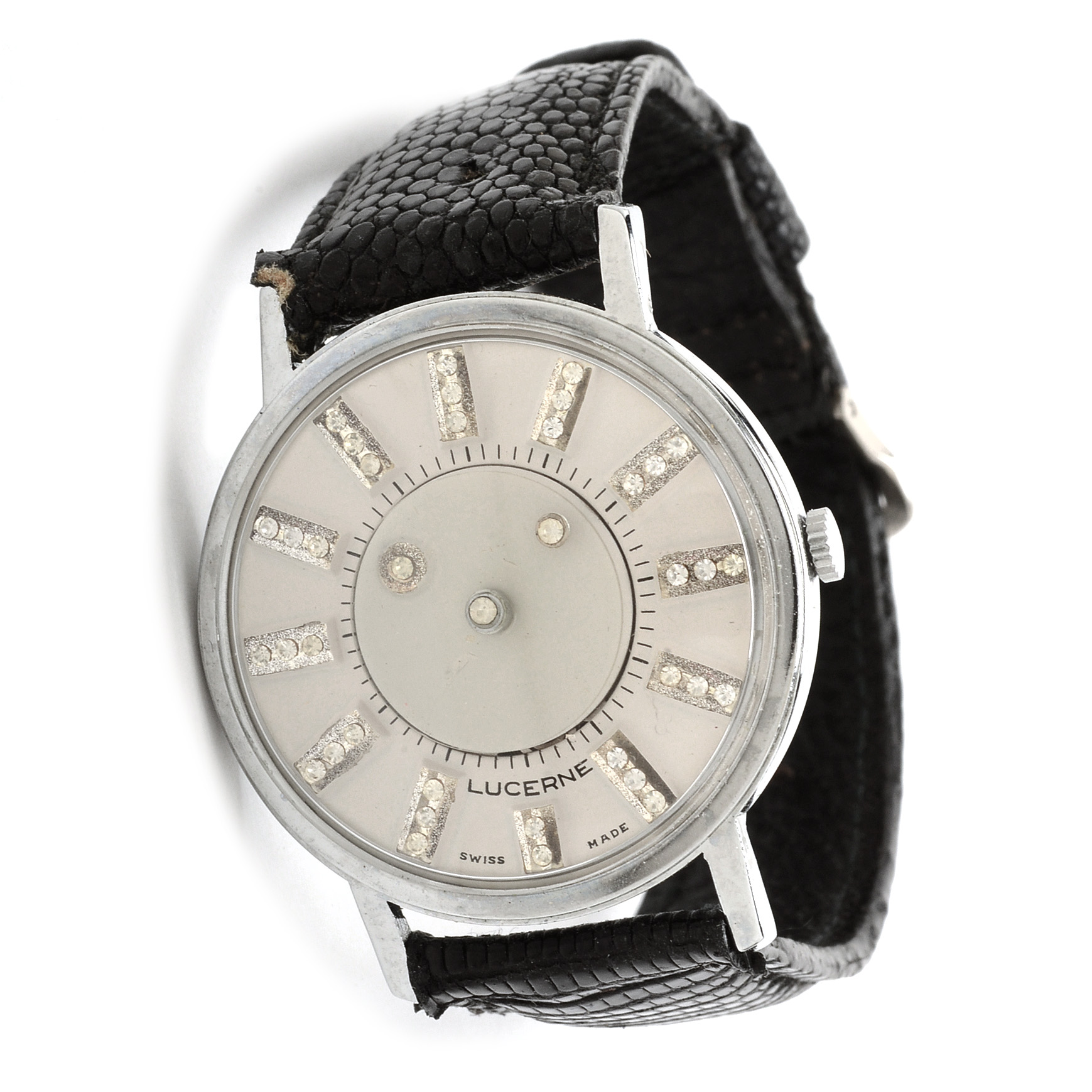 Lucerne Watch With Lizard Band