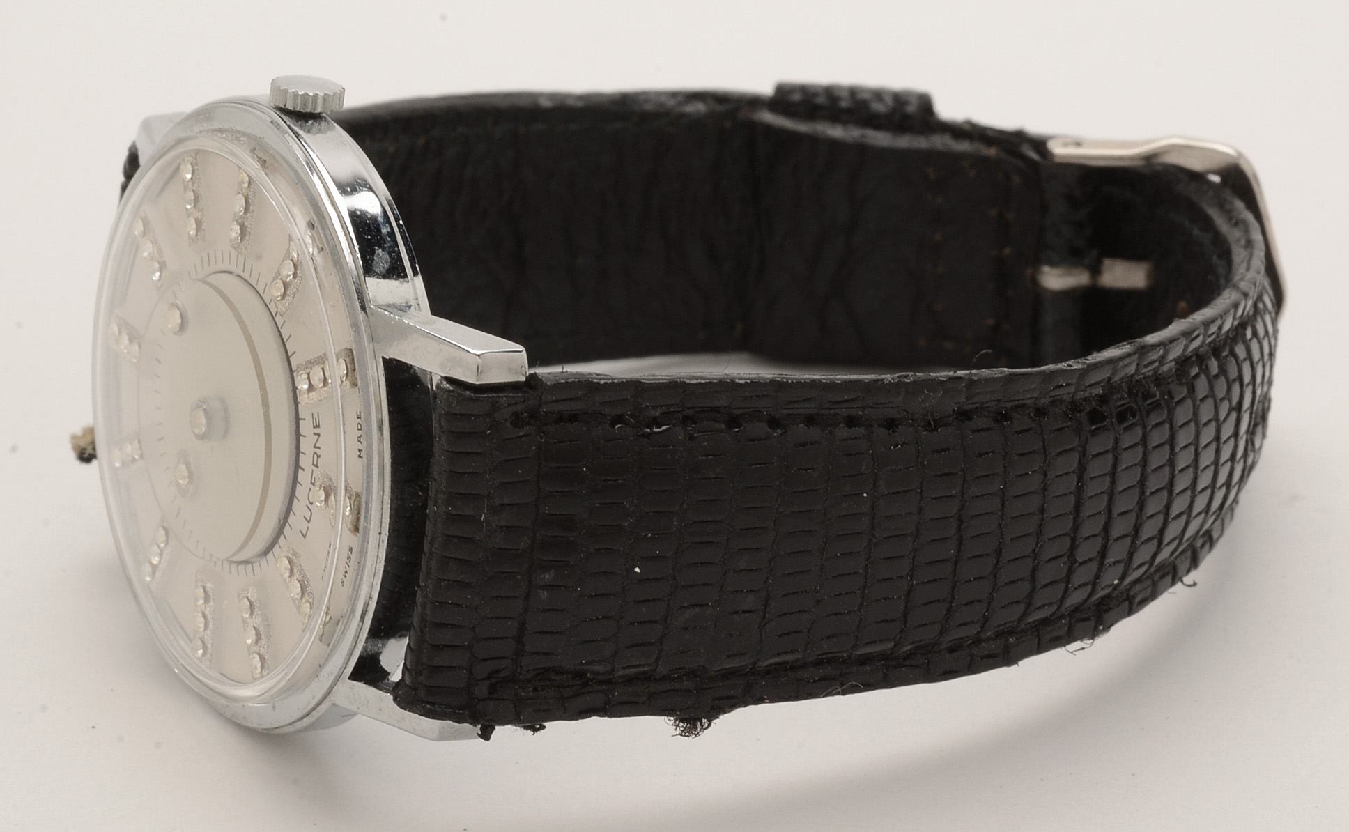 Lucerne Watch With Lizard Band