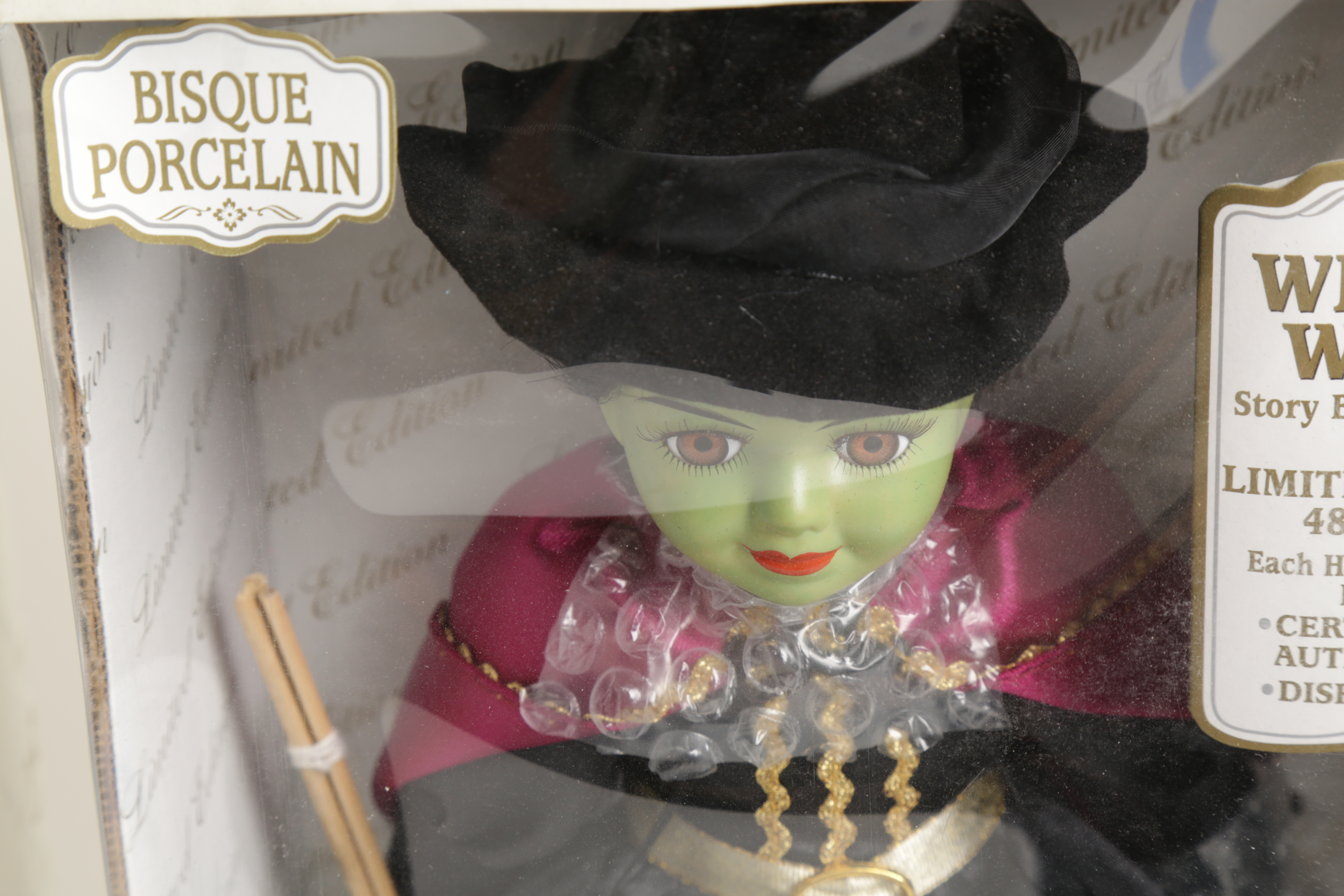 Dorothy and Wicked Witch Limited Edition "Wizard of Oz" Dolls by FAO Schwartz