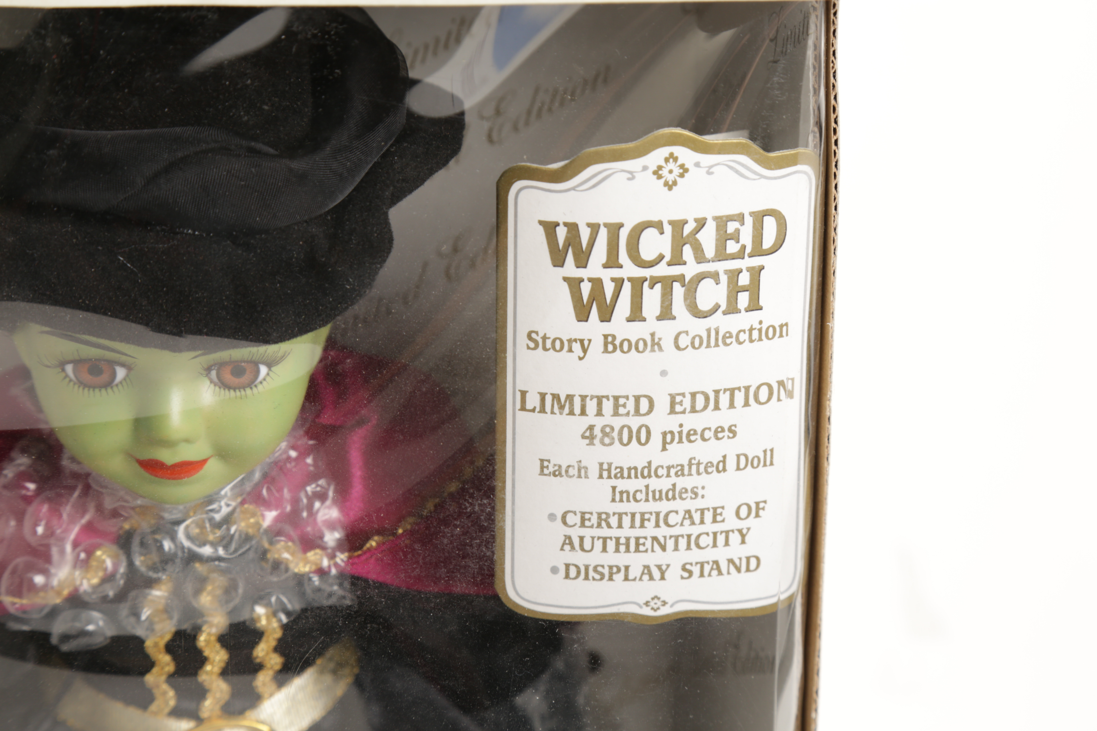 Dorothy and Wicked Witch Limited Edition "Wizard of Oz" Dolls by FAO Schwartz