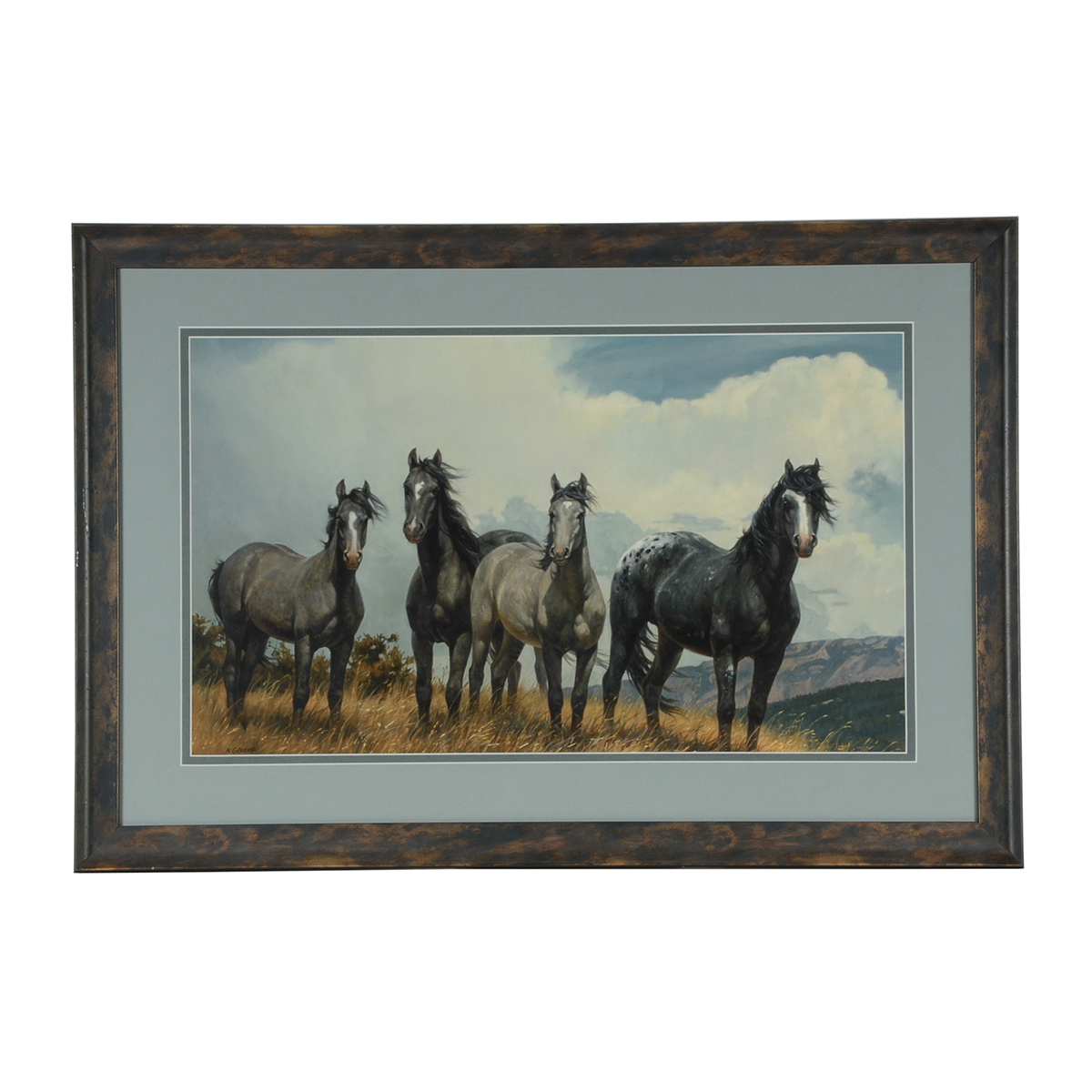 Offset Lithograph after Nancy Glazier's "Amazing Grays IV"