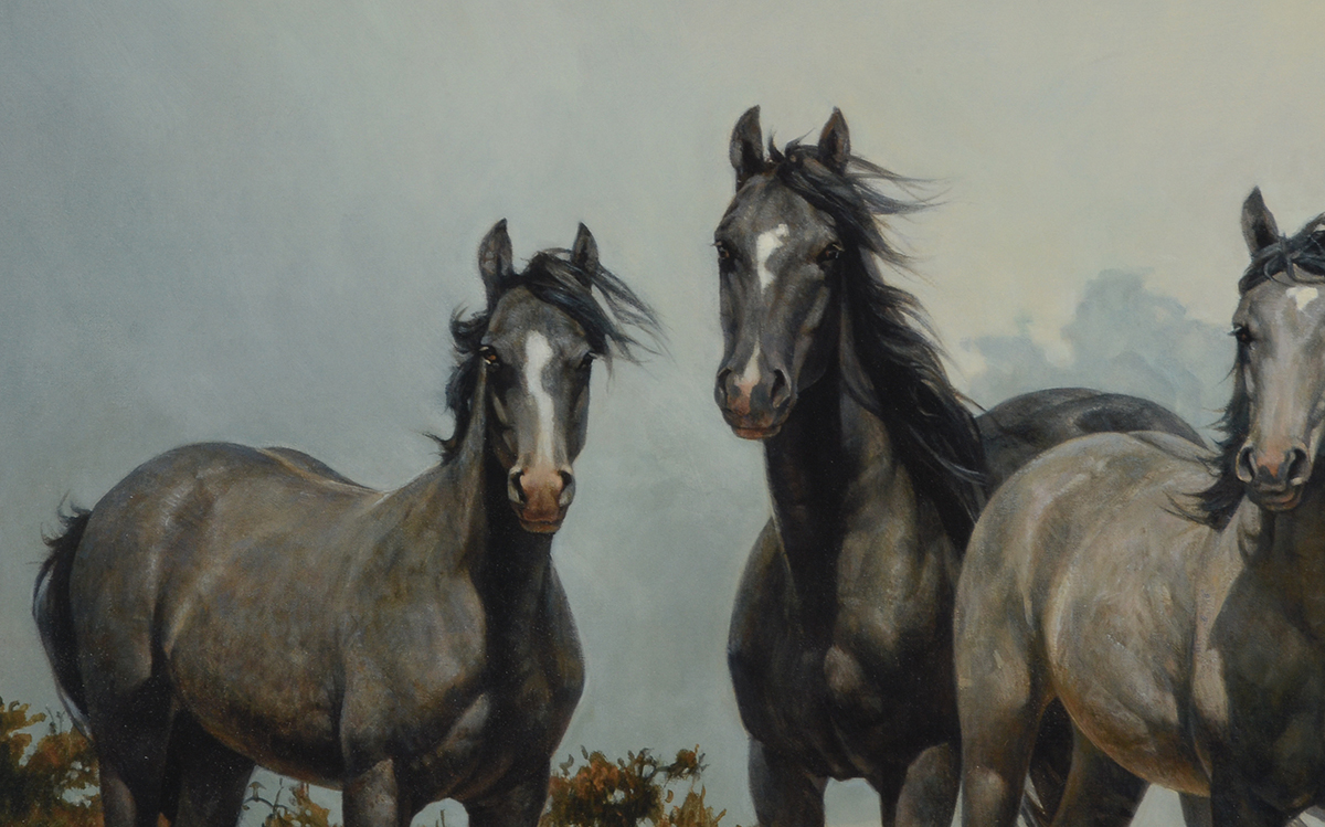 Offset Lithograph after Nancy Glazier's "Amazing Grays IV"