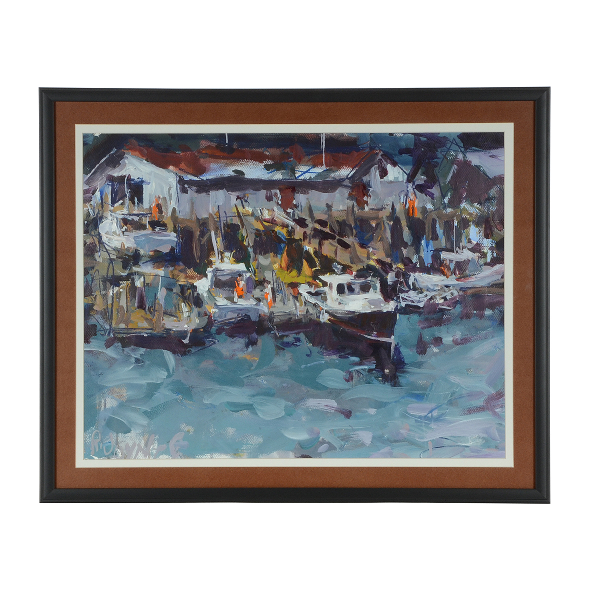 Robert Joyner Original Mixed Media Painting on Paper