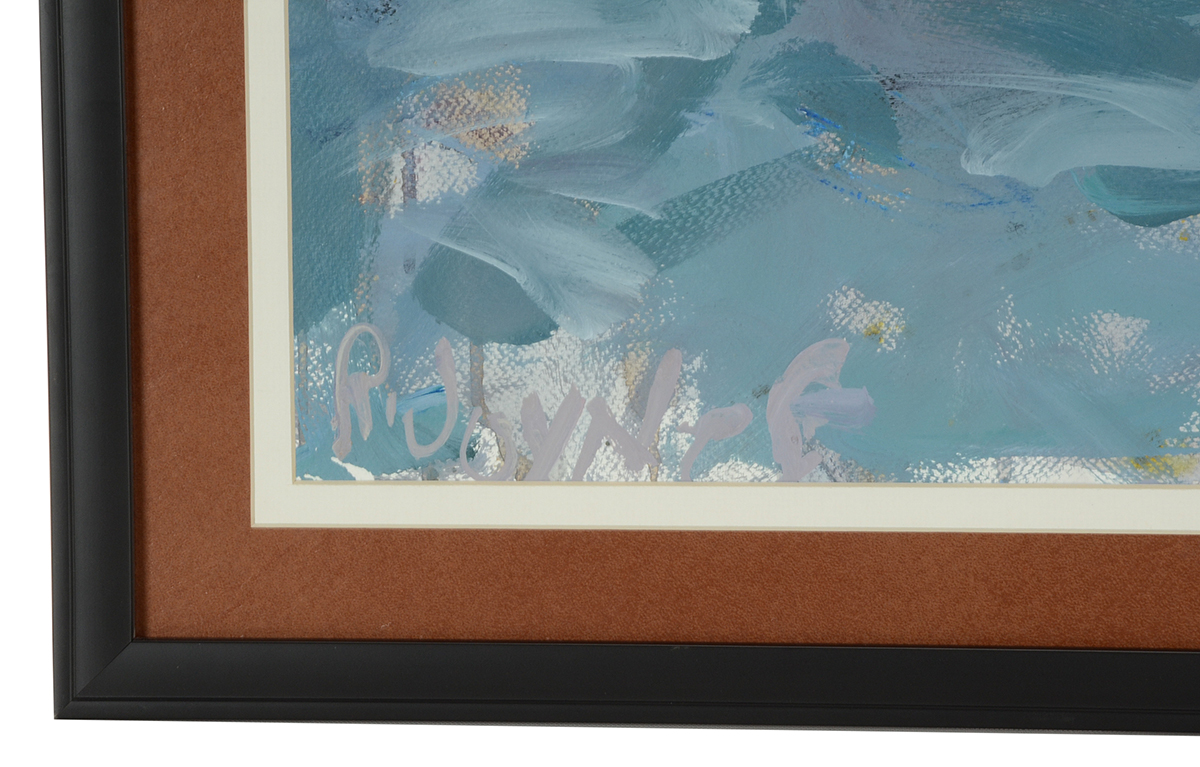 Robert Joyner Original Mixed Media Painting on Paper