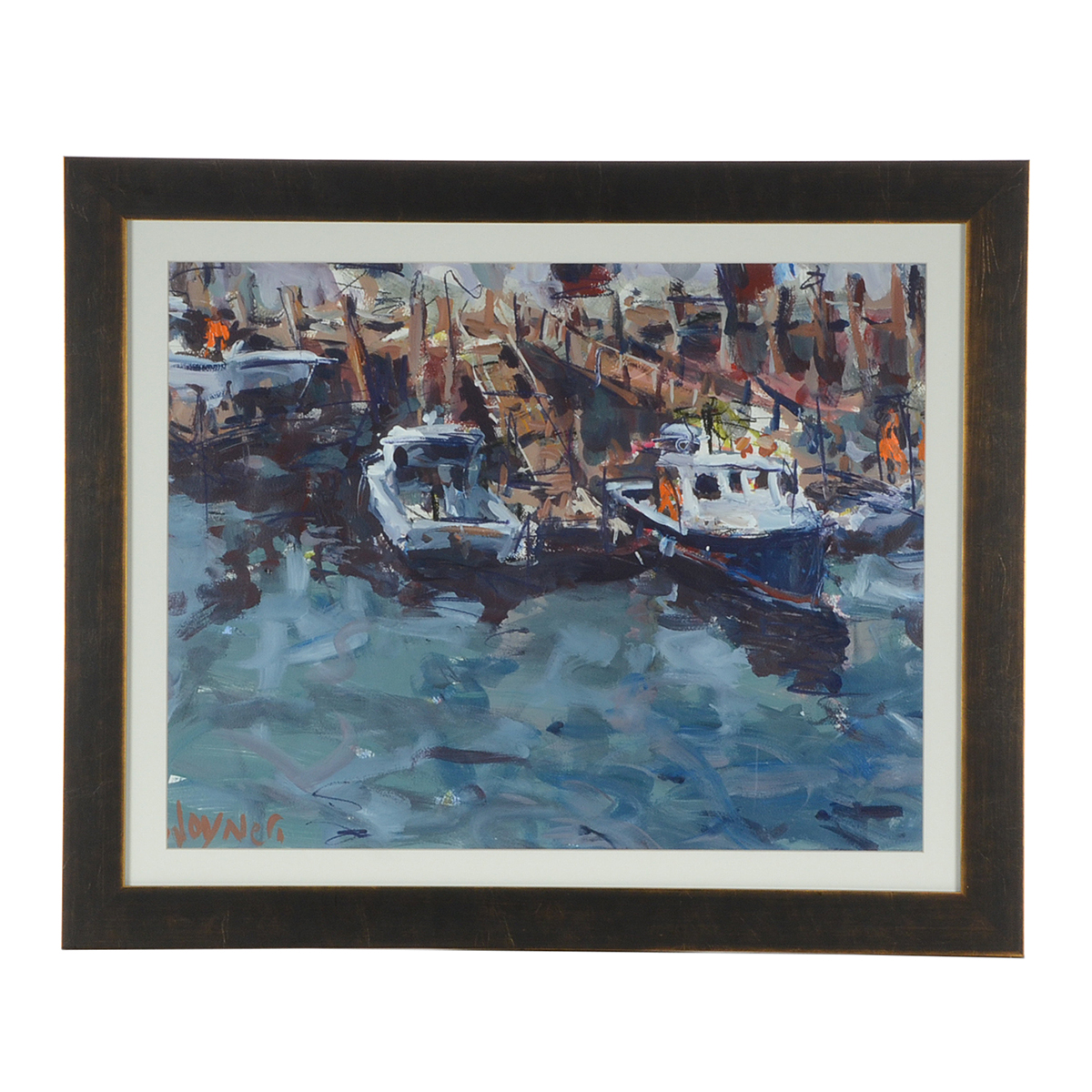 Robert Joyner Original Mixed Media Painting on Paper