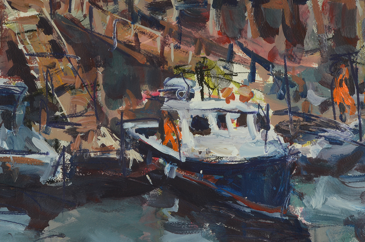 Robert Joyner Original Mixed Media Painting on Paper