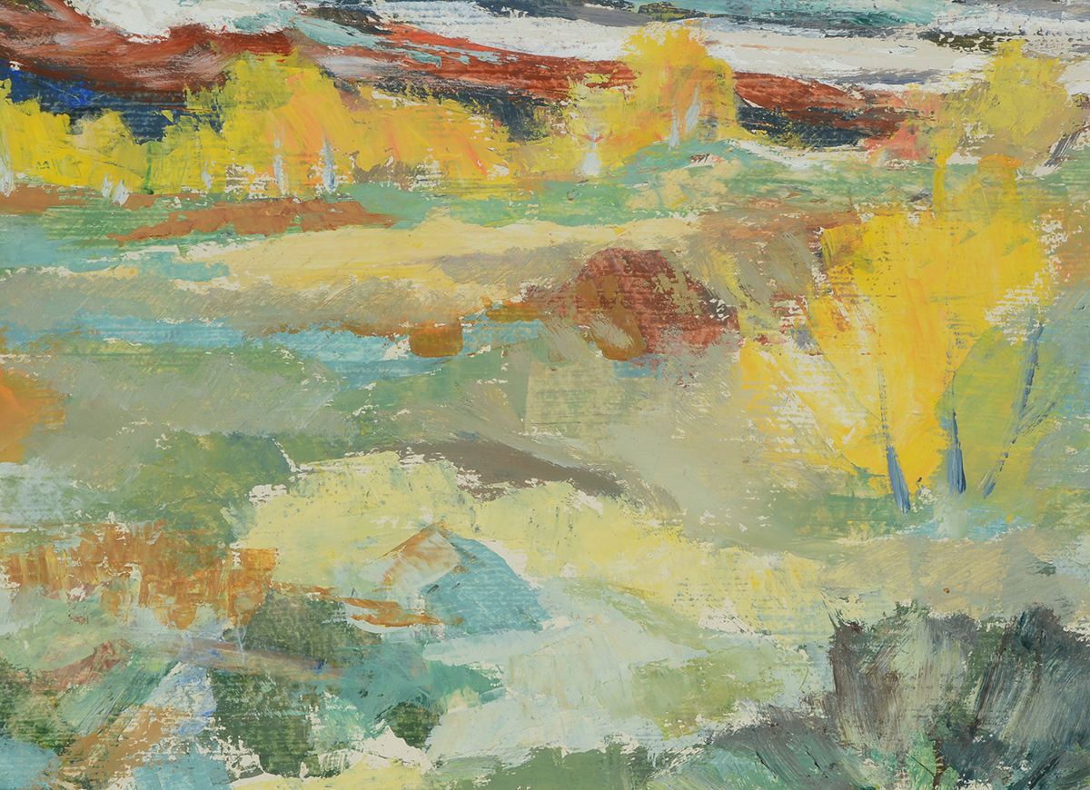 Original Oil Painting on Board "Skarvarna Tänndalen"