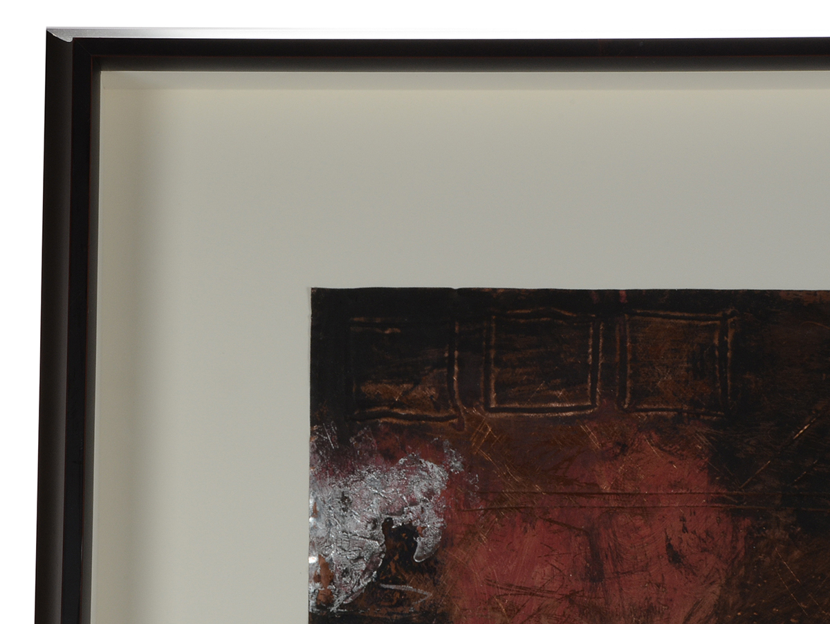 Ursula Brenner Original Abstract Diptych on Copper