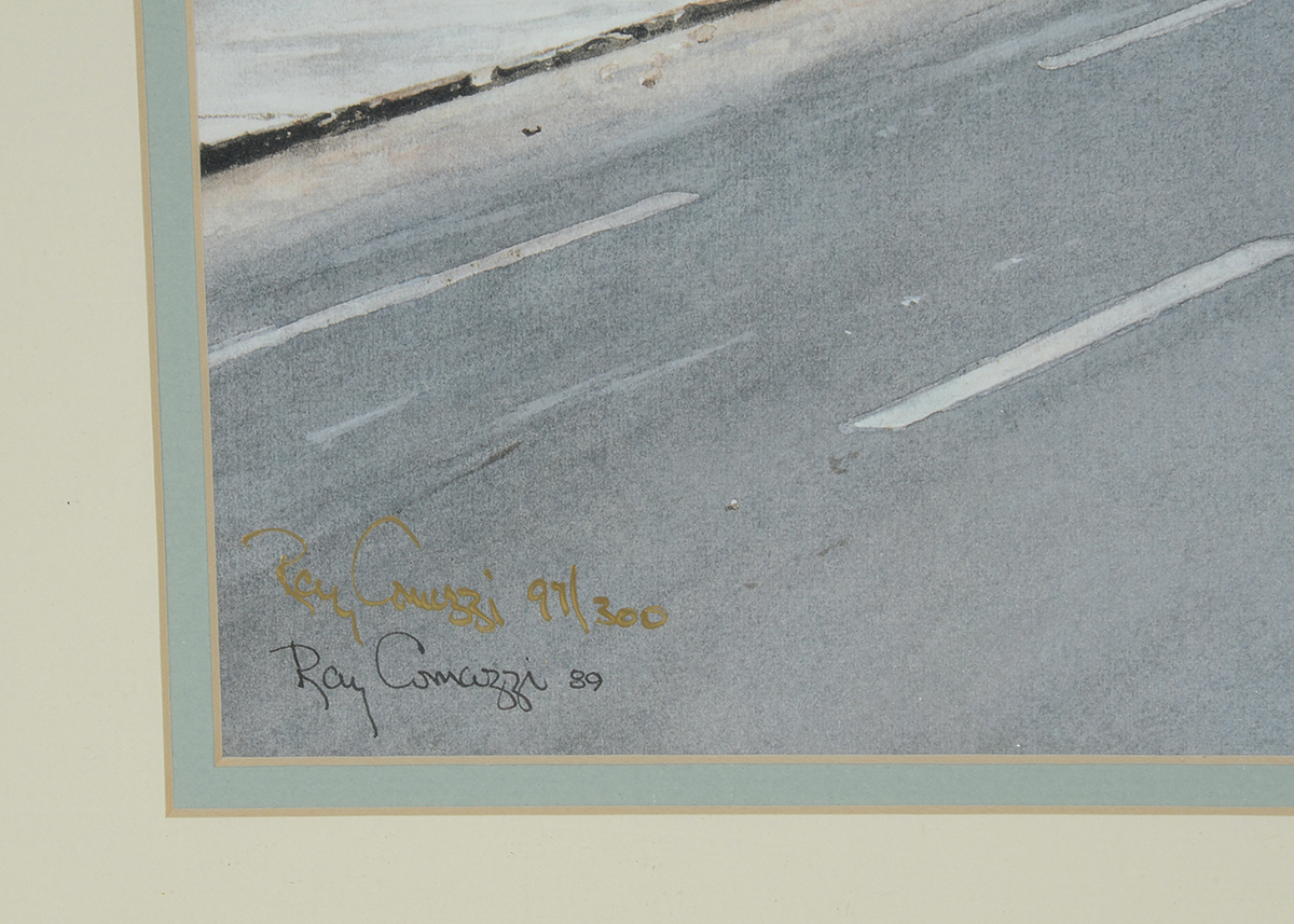 Ray Comazzi Signed Limited Edition Offset Lithograph