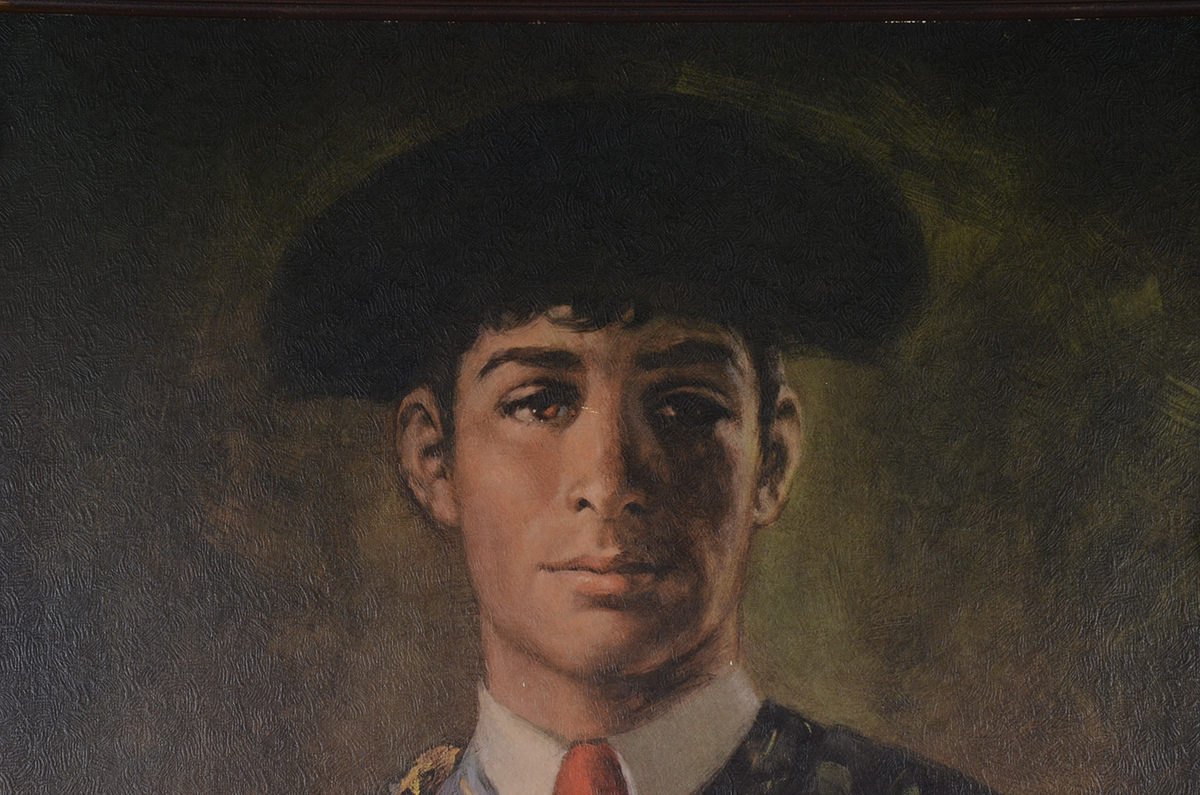 Barbara Weber Offset Lithograph on Textured Board "Don Jose"