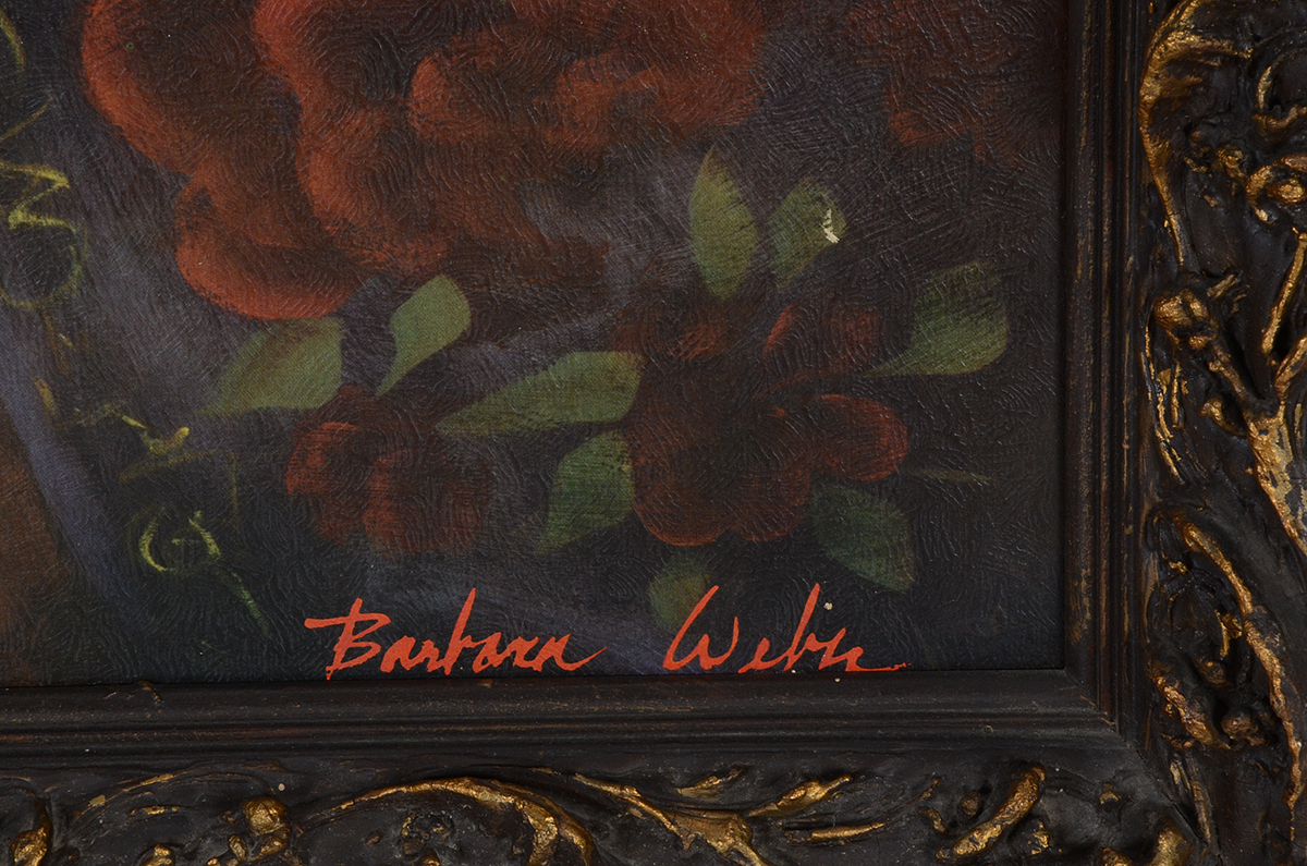 Barbara Weber Offset Lithograph on Textured Board "Don Jose"