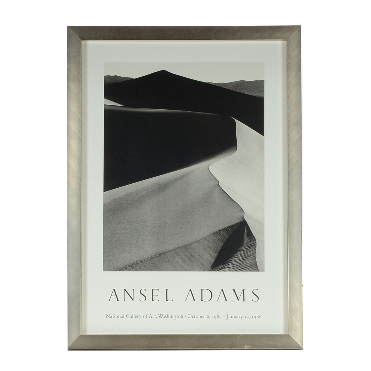 Ansel Adams Vintage Halftone Exhibition Poster