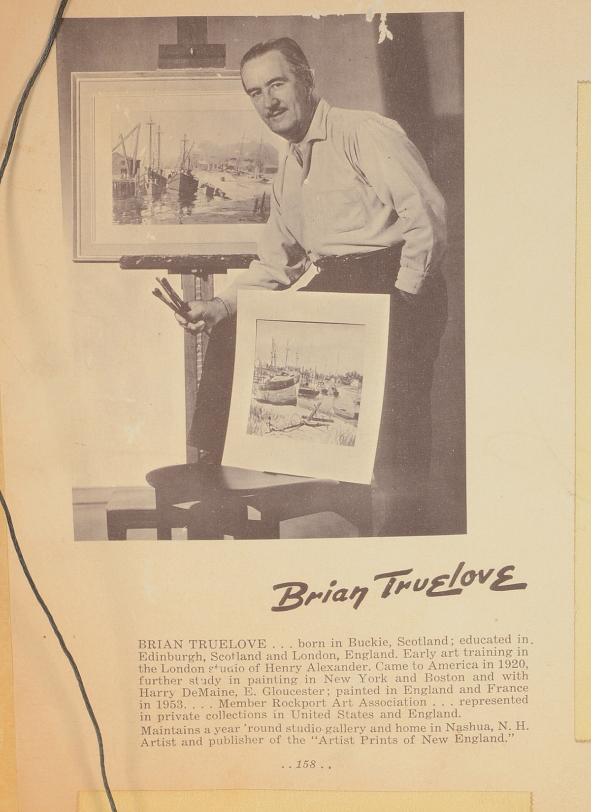 Brian Truelove Original Watercolor Painting