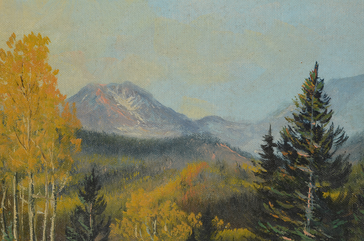 Grover Original Oil on Academy Board Landscape Painting