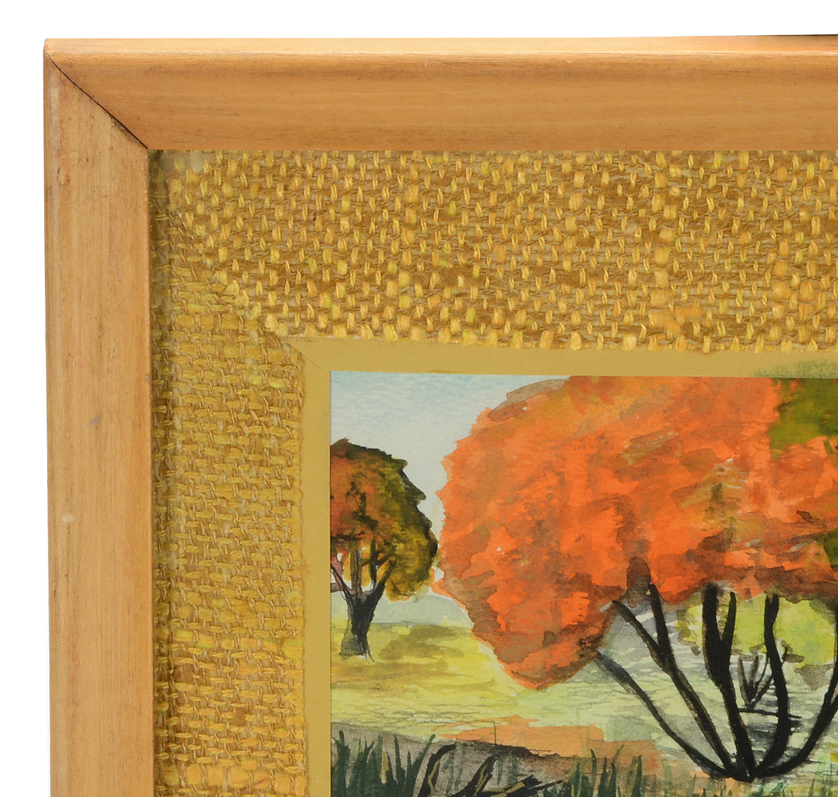 Sister Mary Original Watercolor Painting of a Boy Fishing