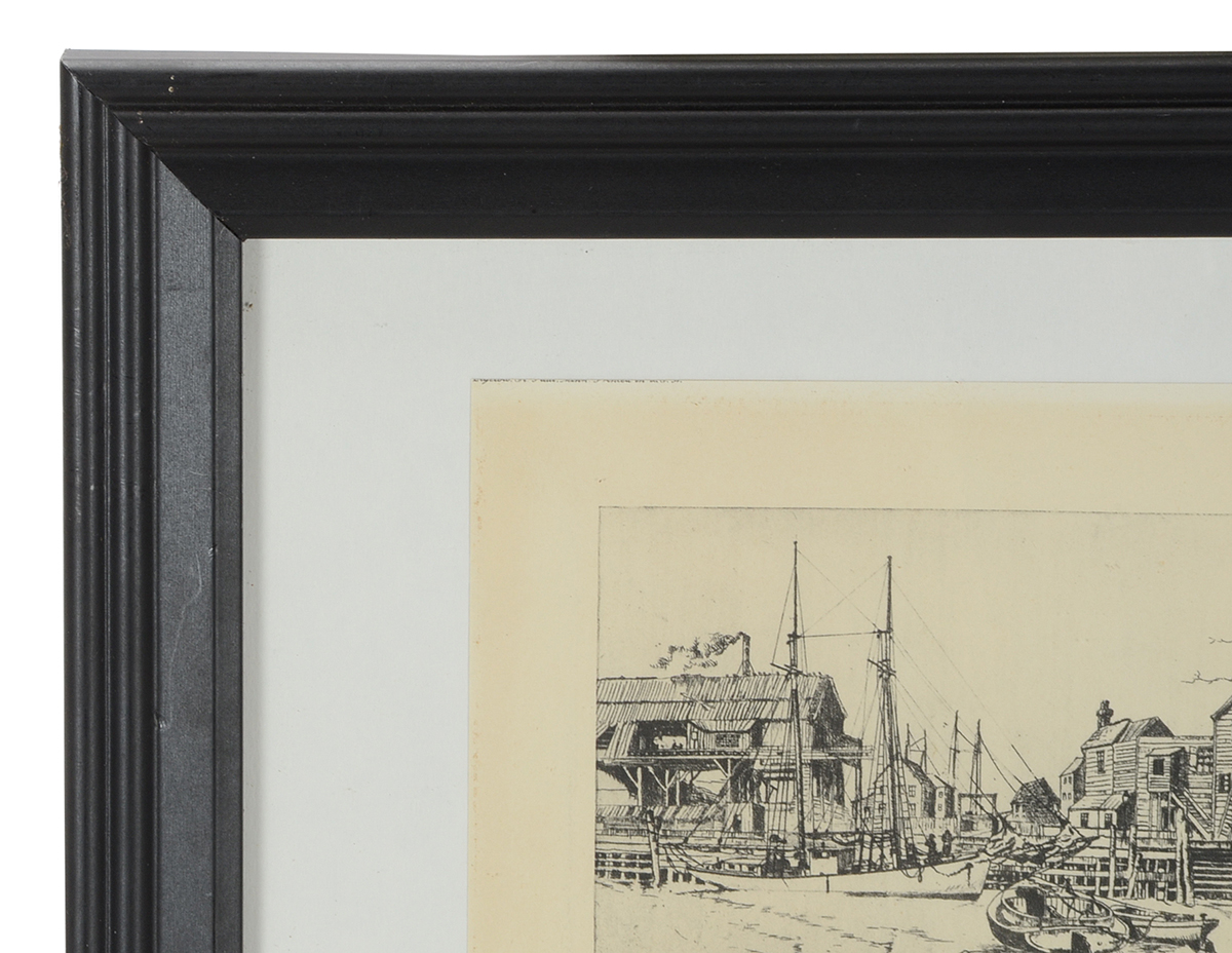 Talio-Chrome After Lionel Barrymore Etching "San Pedro"