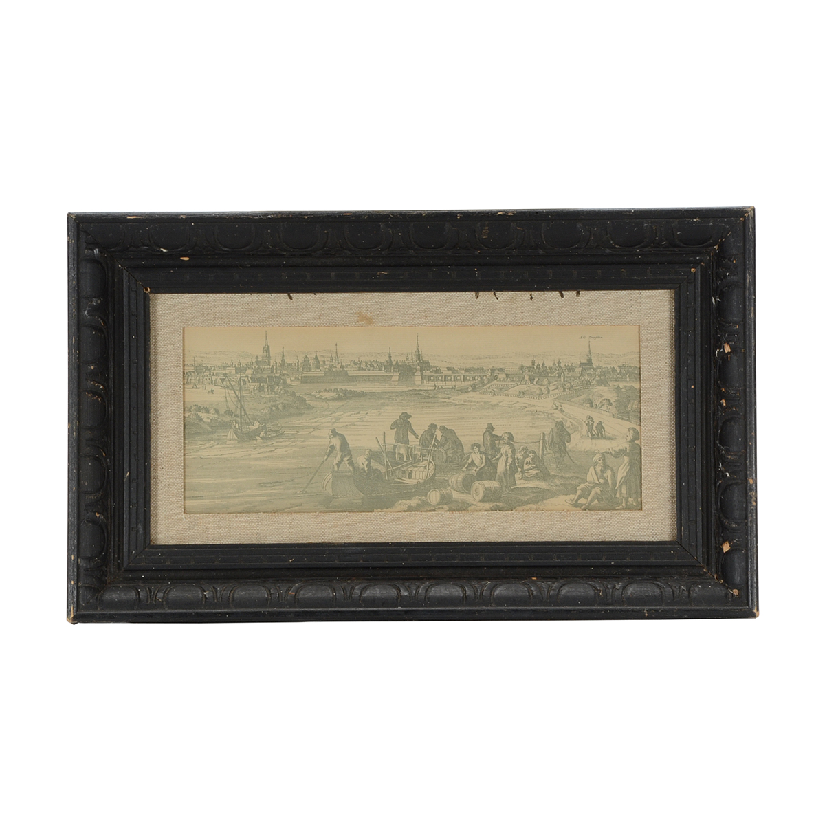 Reproduction of Pieter van der Aa's Wood Engraving "Dresden, Stadtansicht"