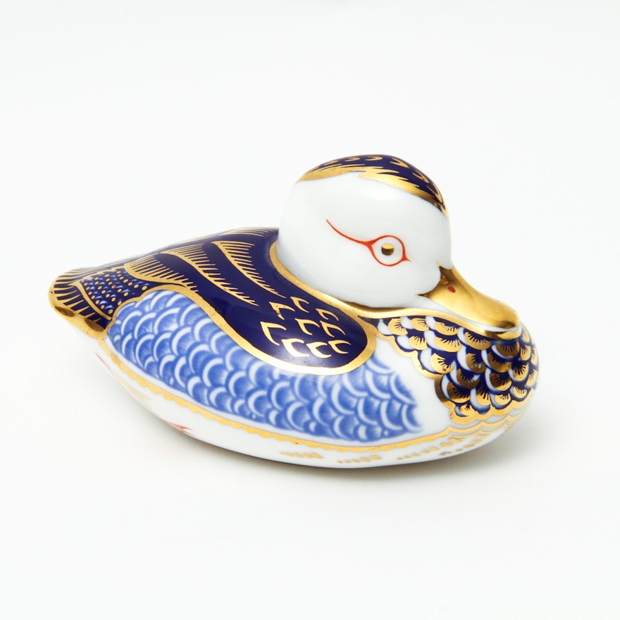 Royal Crown Derby Duck Paperweight