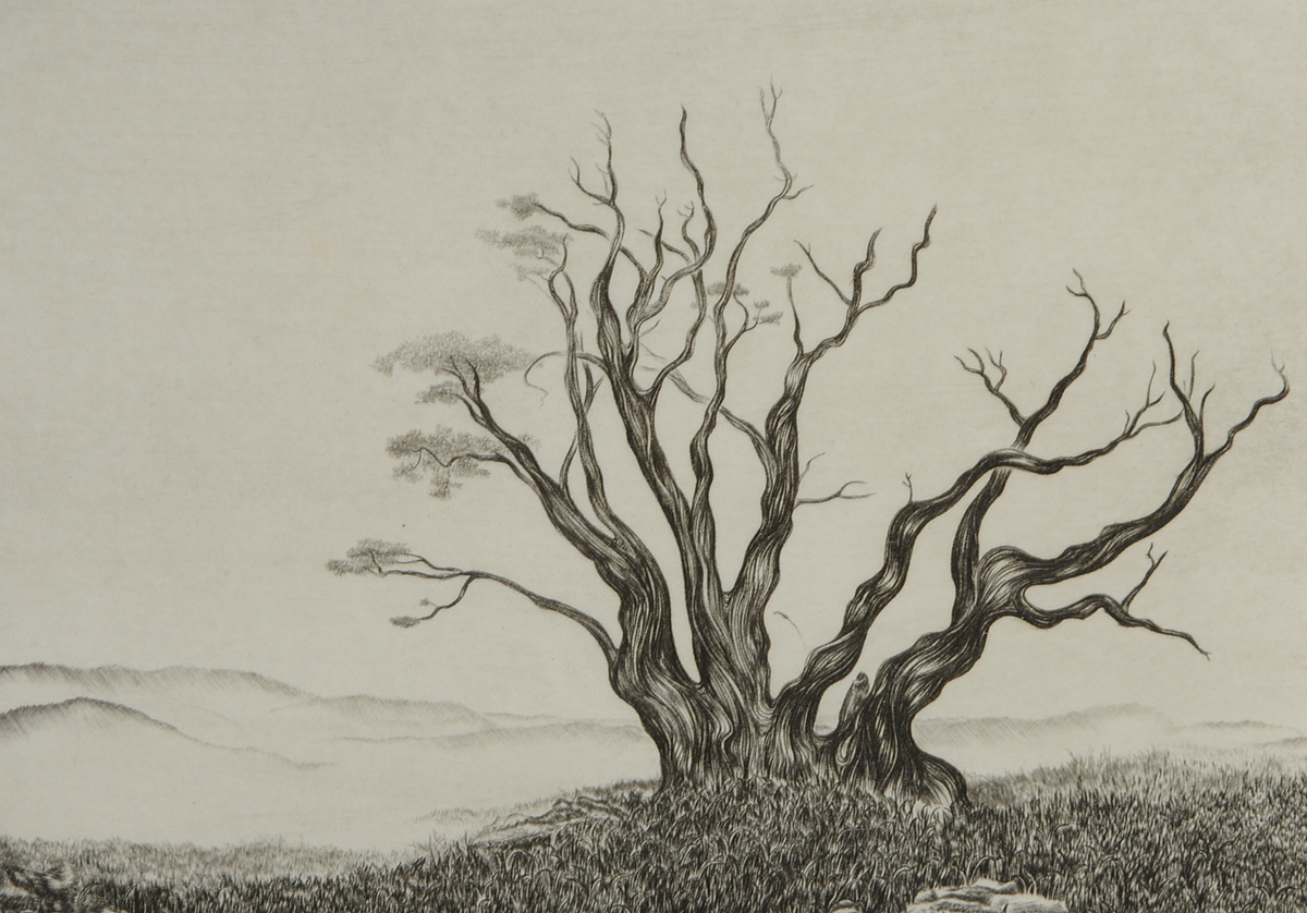 Max Standley Signed Limited Edition Etching "Symbol of Eternity"