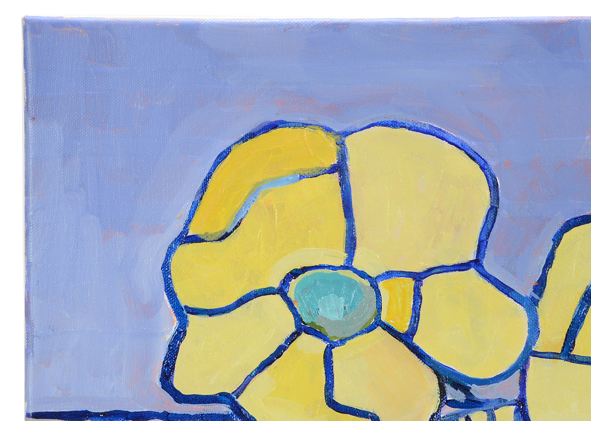 Kaitlin Roberts Original 2017 Contemporary Floral Acrylic on Canvas