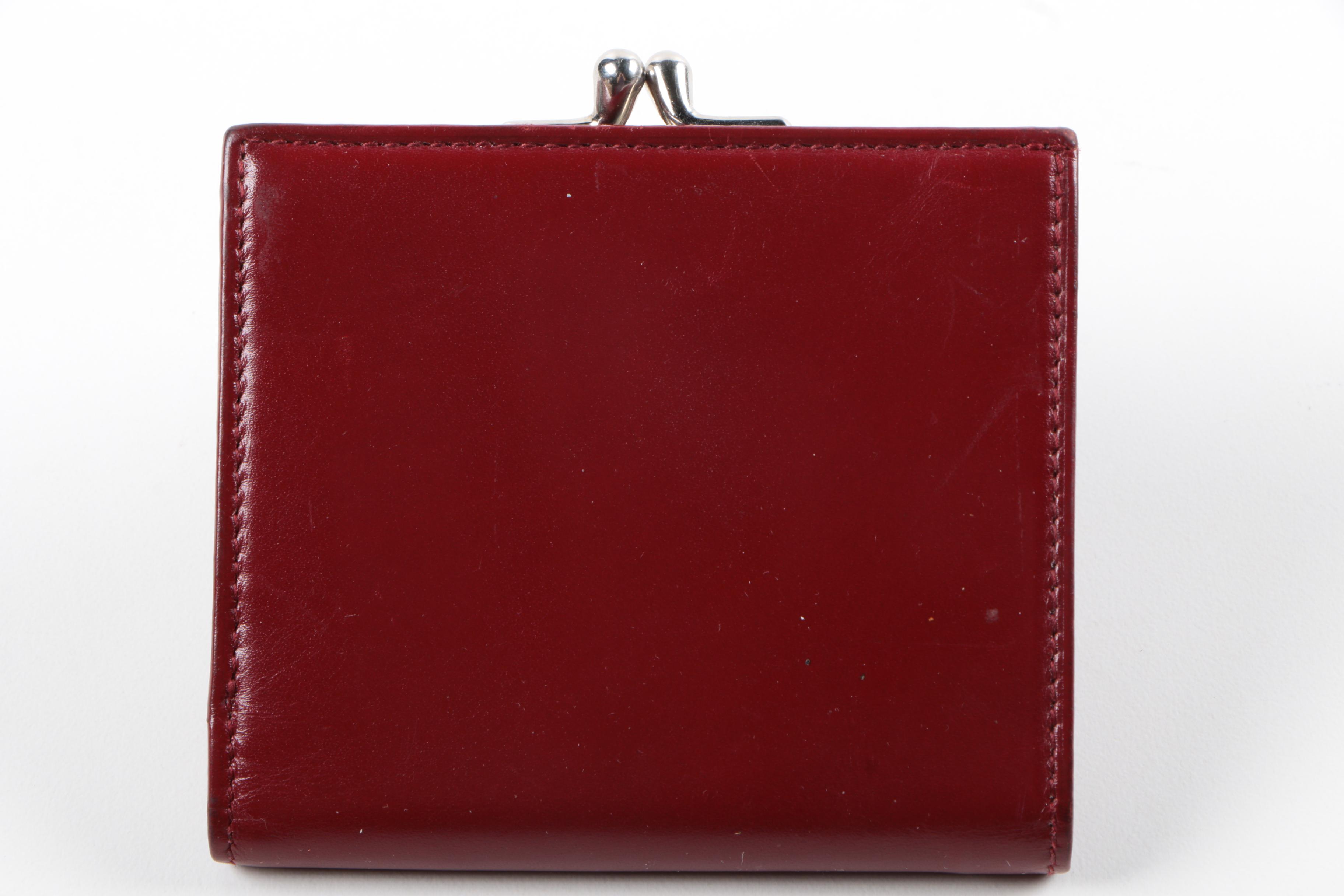 Prada Red Leather Wallet