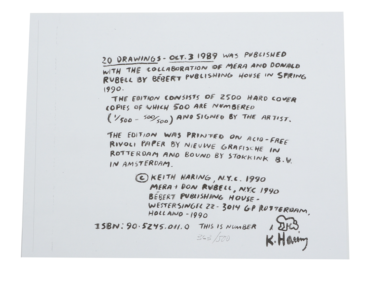 Keith Haring Limited Edition Print from "Against All Odds: 20 Drawings"