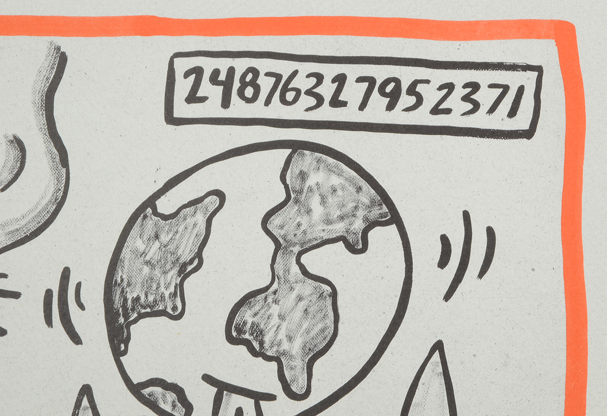 Keith Haring Limited Edition Print from "Against All Odds: 20 Drawings"