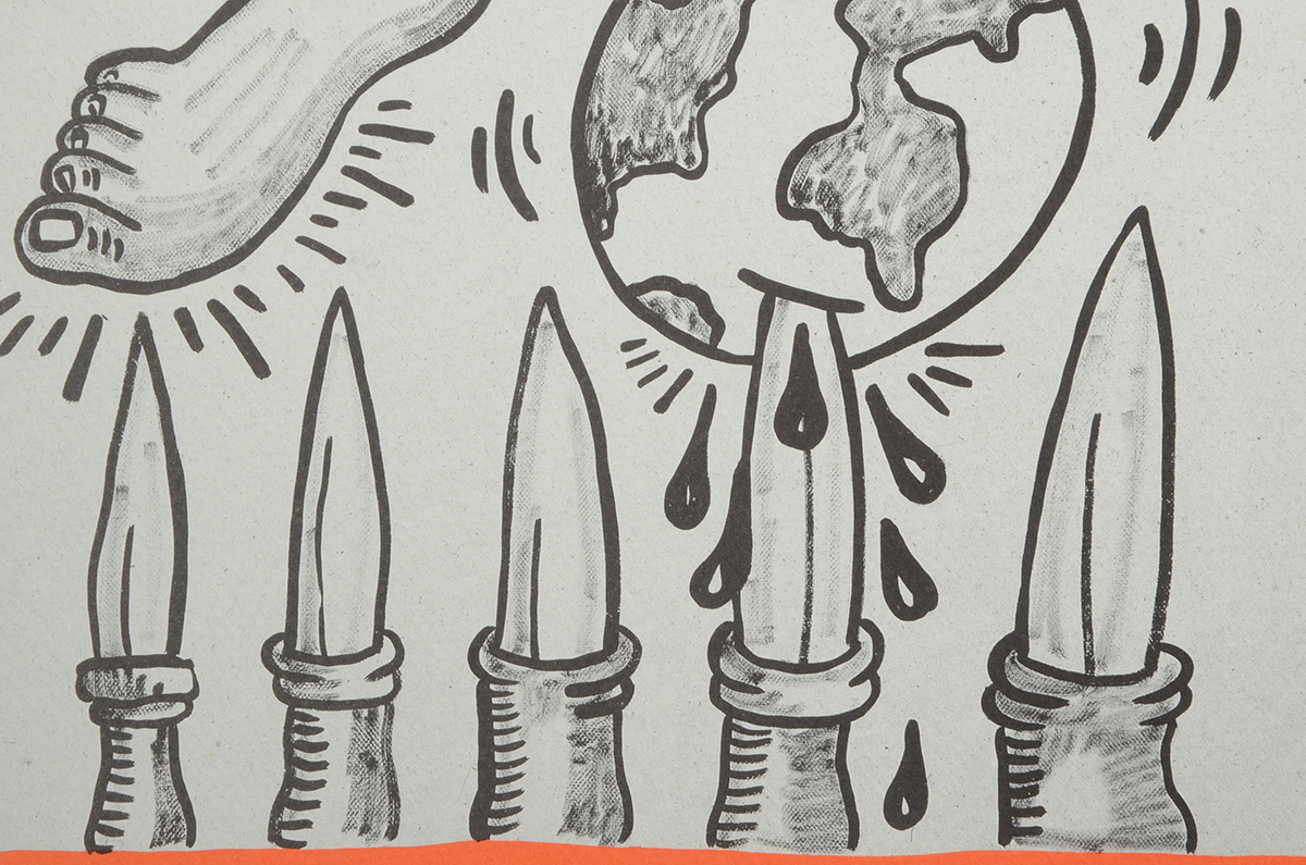 Keith Haring Limited Edition Print from "Against All Odds: 20 Drawings"