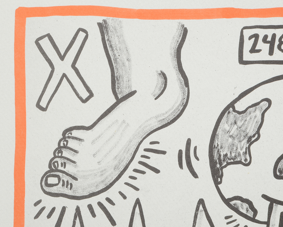 Keith Haring Limited Edition Print from "Against All Odds: 20 Drawings"