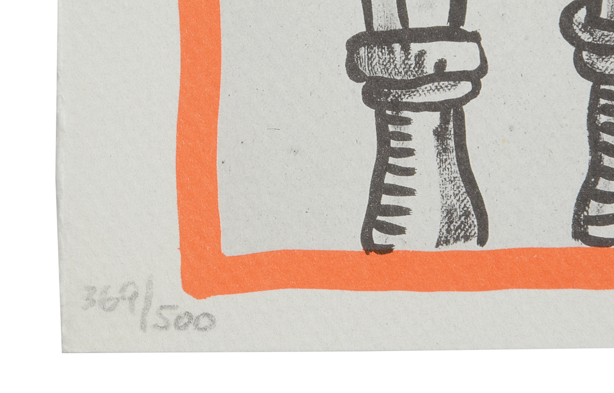 Keith Haring Limited Edition Print from "Against All Odds: 20 Drawings"