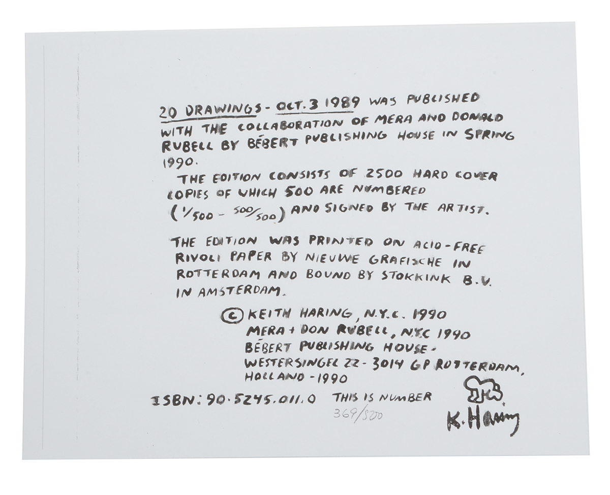 Keith Haring Limited Edition Print from "Against All Odds: 20 Drawings"