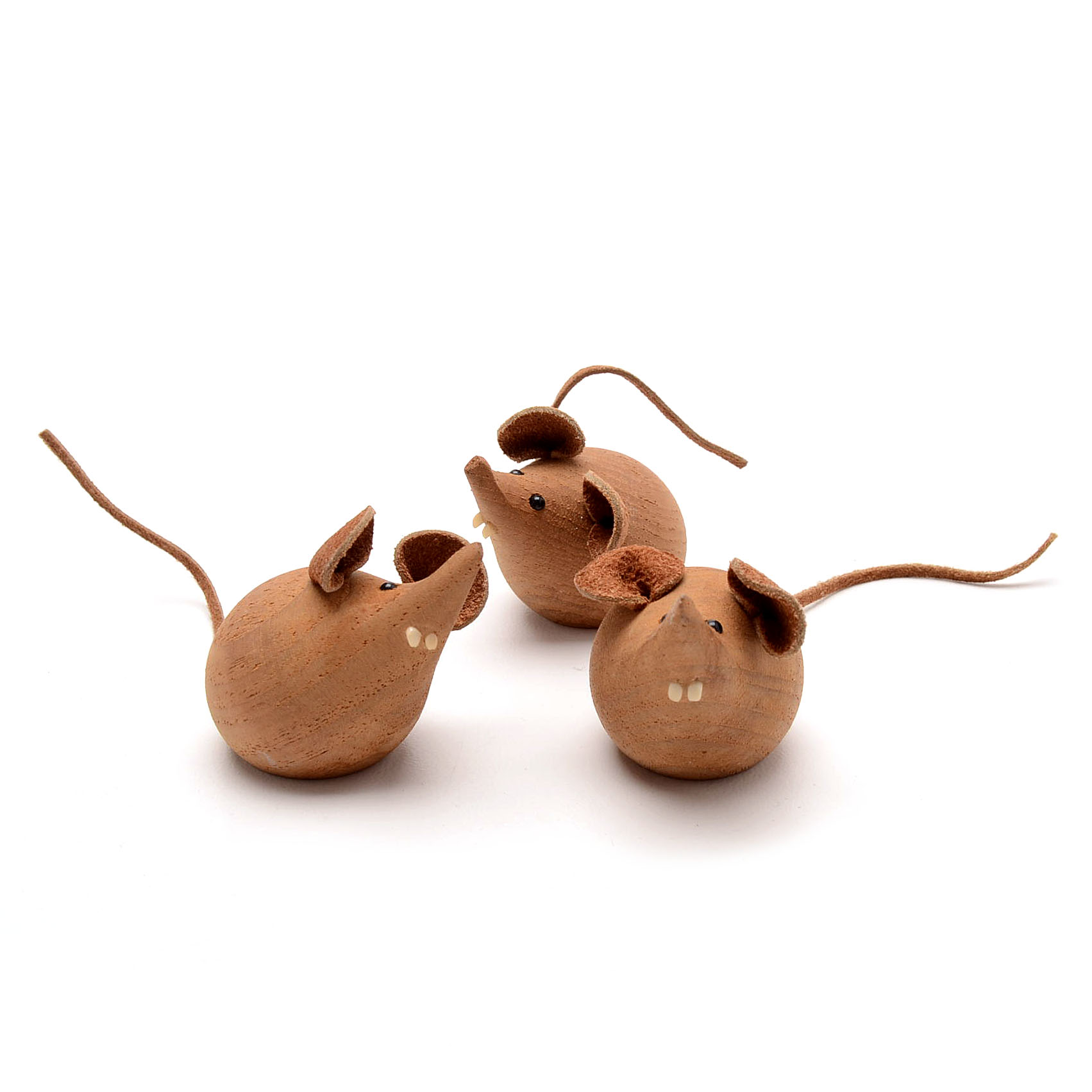 Nine Miniature Danish Animal Carvings