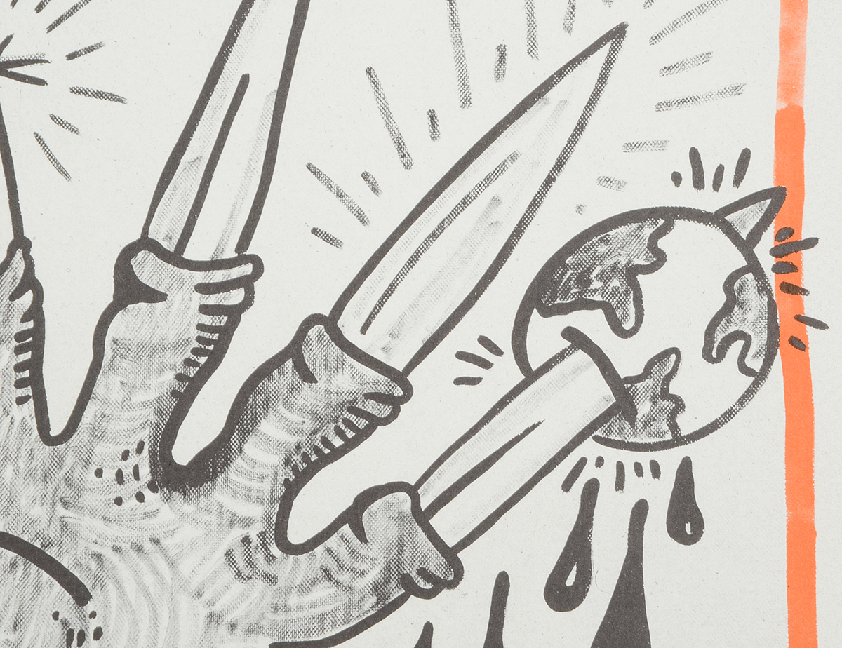 Keith Haring Limited Edition Print from "Against All Odds: 20 Drawings"