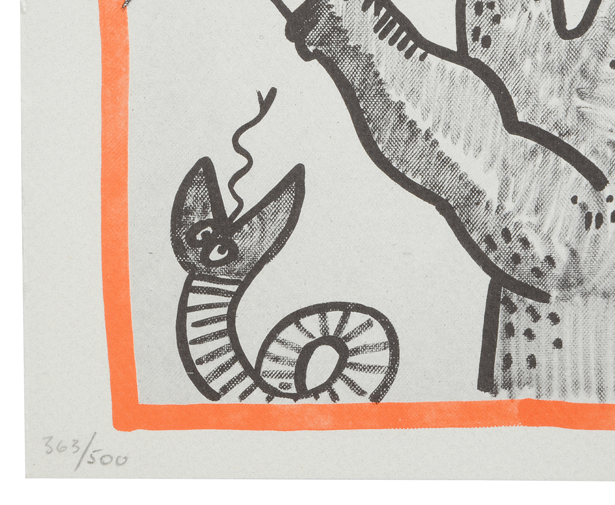 Keith Haring Limited Edition Print from "Against All Odds: 20 Drawings"