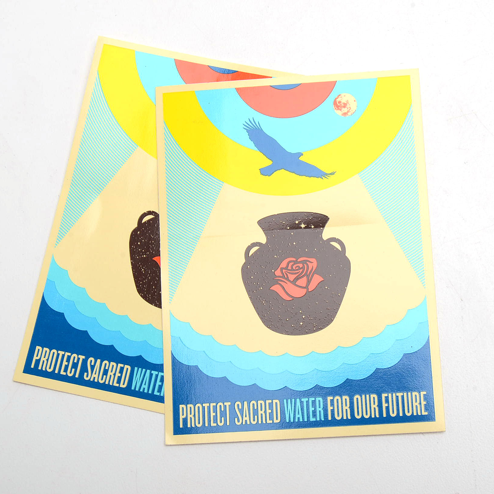 Large Collection of Shepard Fairey, Ernesto Yerena, and Oliveira Contemporary Art Stickers