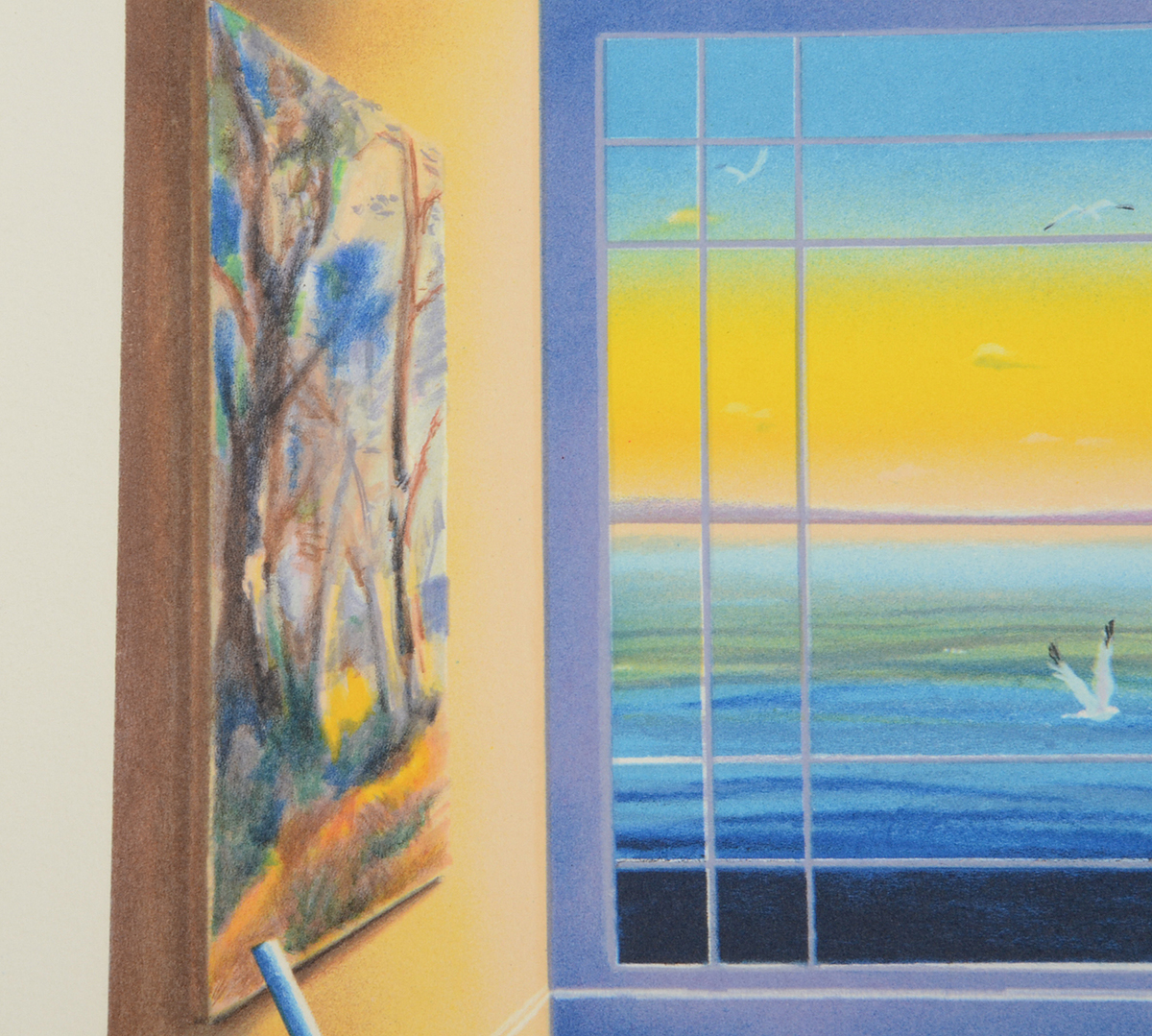 Ferjo Signed Artist's Proof Hand-Pulled Lithograph "The Fortune Teller"