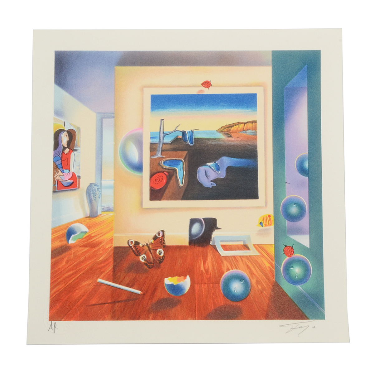 Ferjo Signed Artist's Proof Hand-Pulled Lithograph "Timeless"