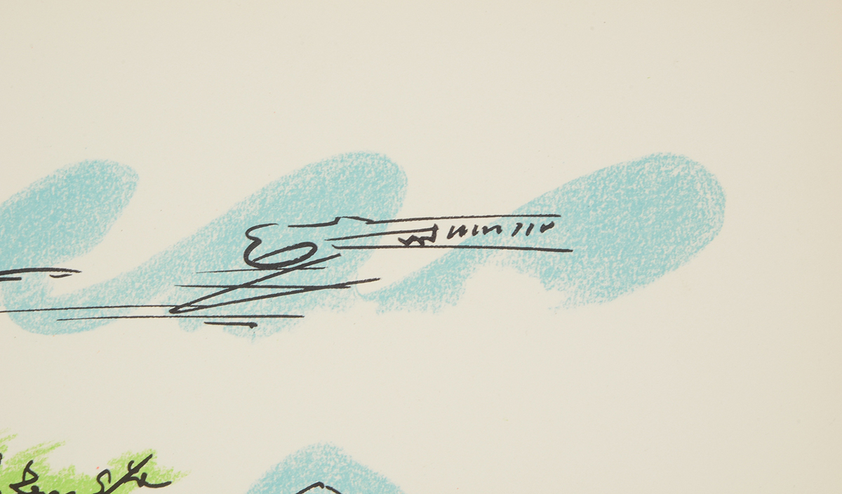 André Masson Signed Limited Edition Lithograph "Cupid and Psyche"