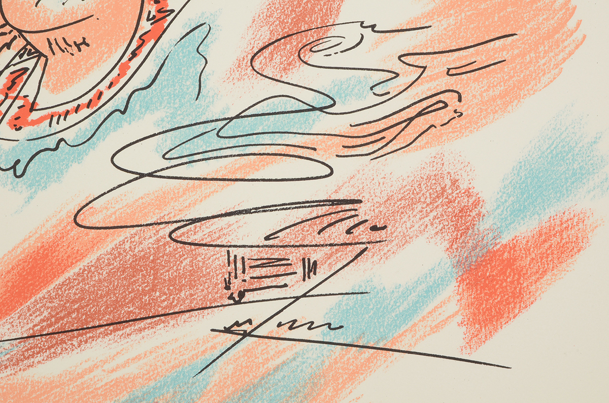 André Masson Signed Limited Edition Lithograph "Cupid and Psyche"