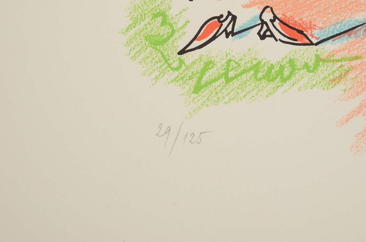 André Masson Signed Limited Edition Lithograph "Cupid and Psyche"