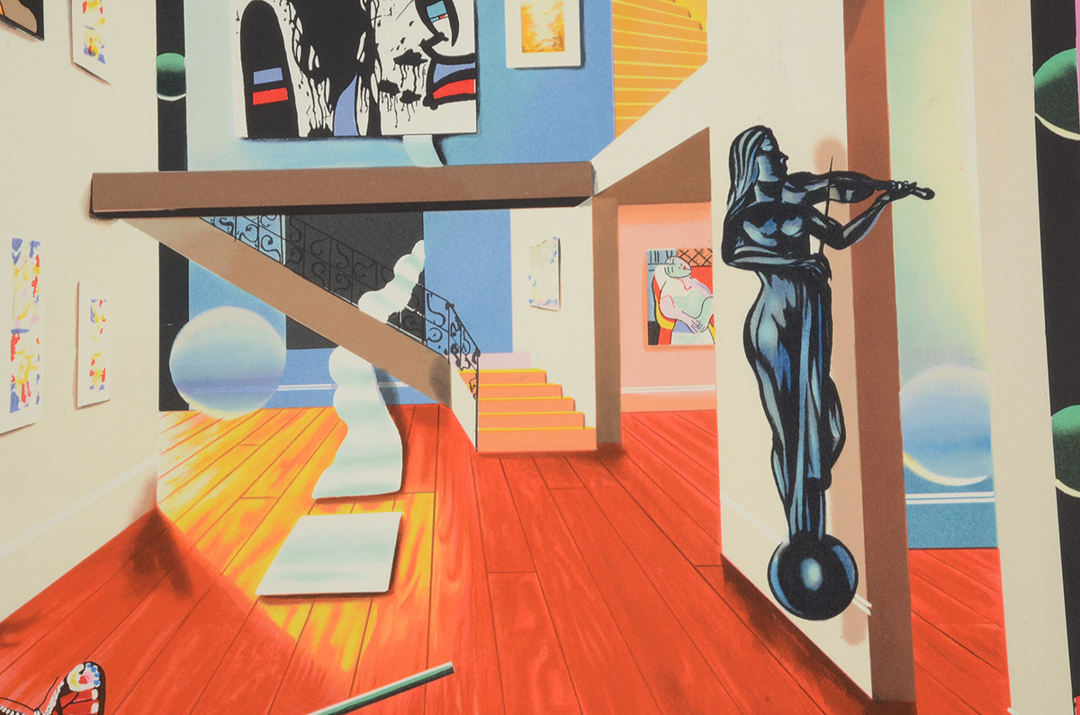 Ferjo Signed Artist's Proof Hand-Pulled Lithograph "Homage to the Masters"