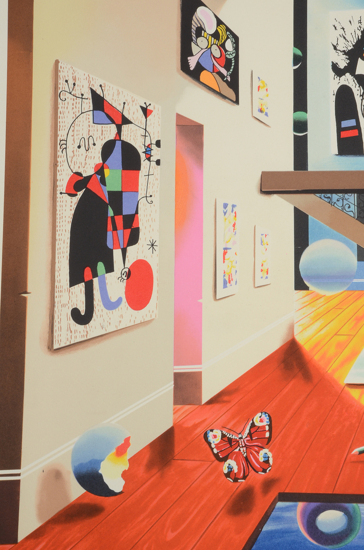 Ferjo Signed Artist's Proof Hand-Pulled Lithograph "Homage to the Masters"