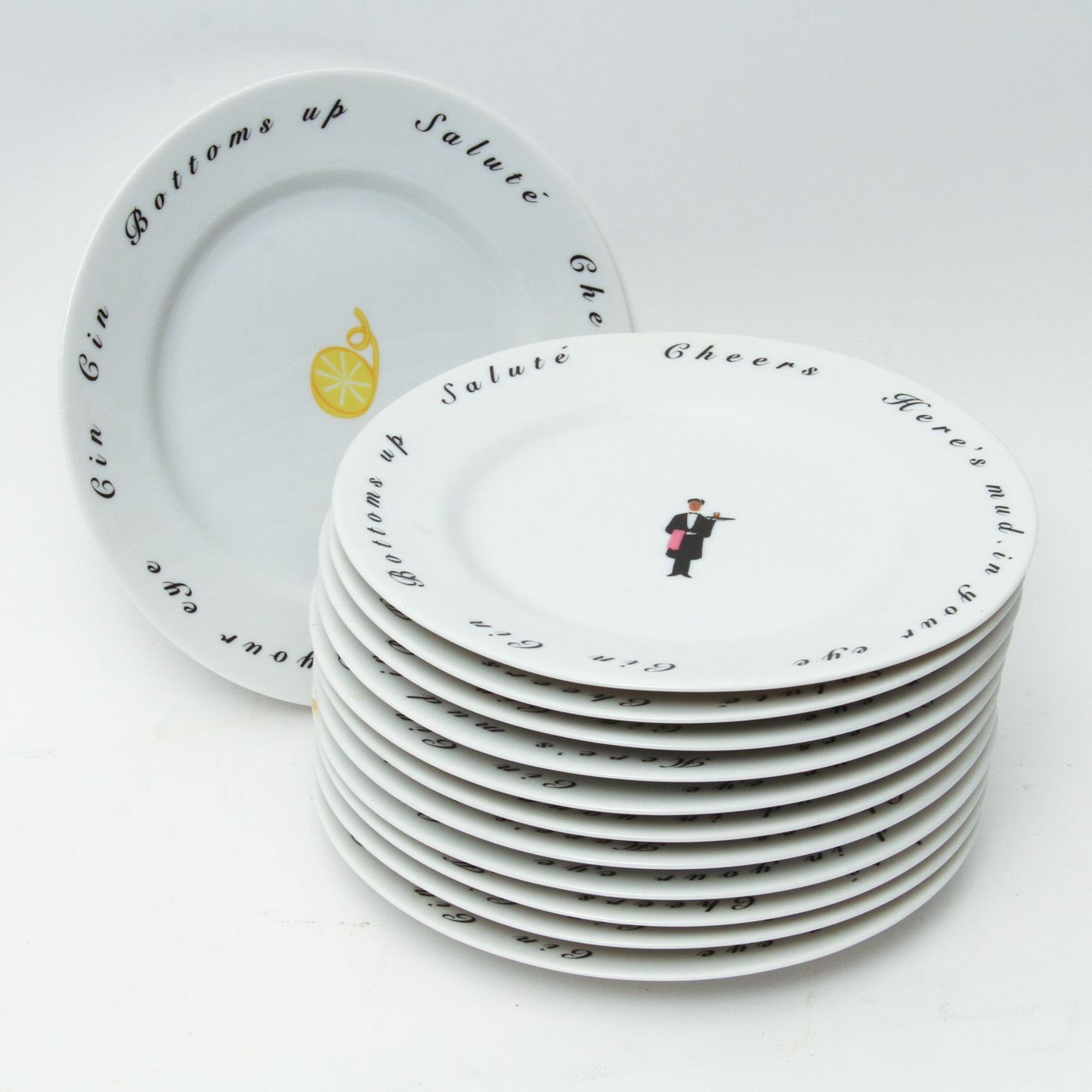 Collection of Banana Republic Cocktail Party Plates