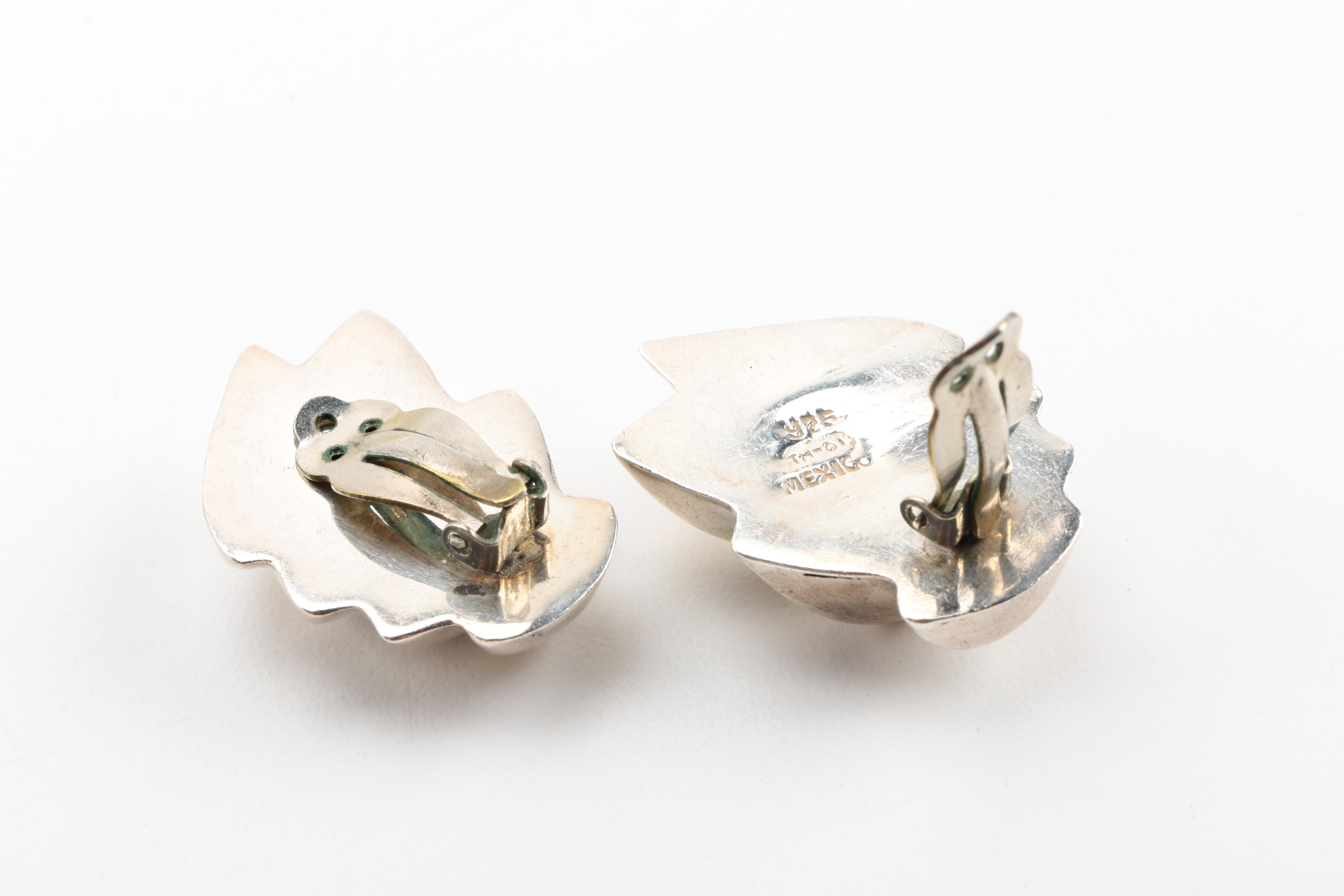 Vintage Jewelry Including Sterling Silver Earrings