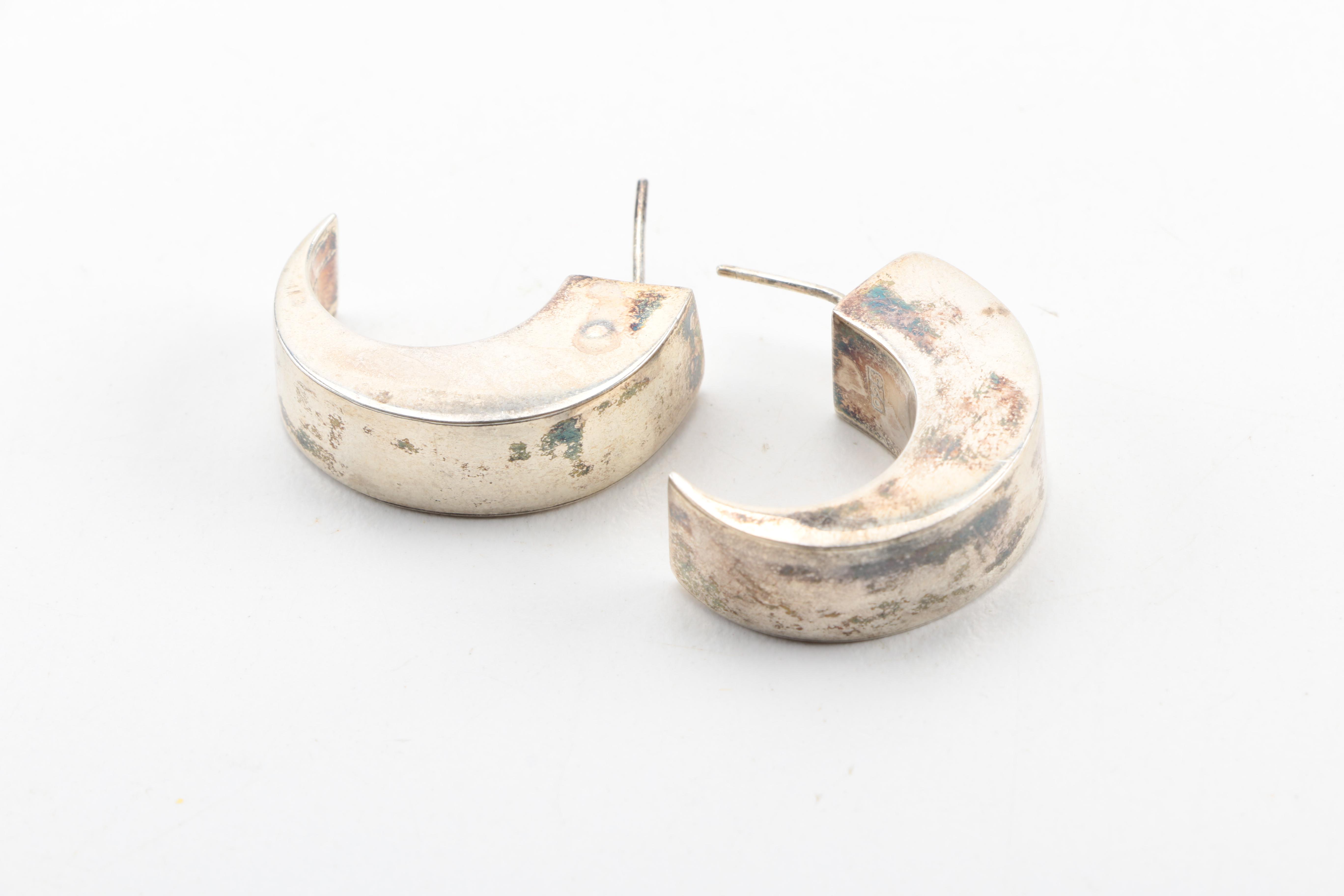 Vintage Jewelry Including Sterling Silver Earrings